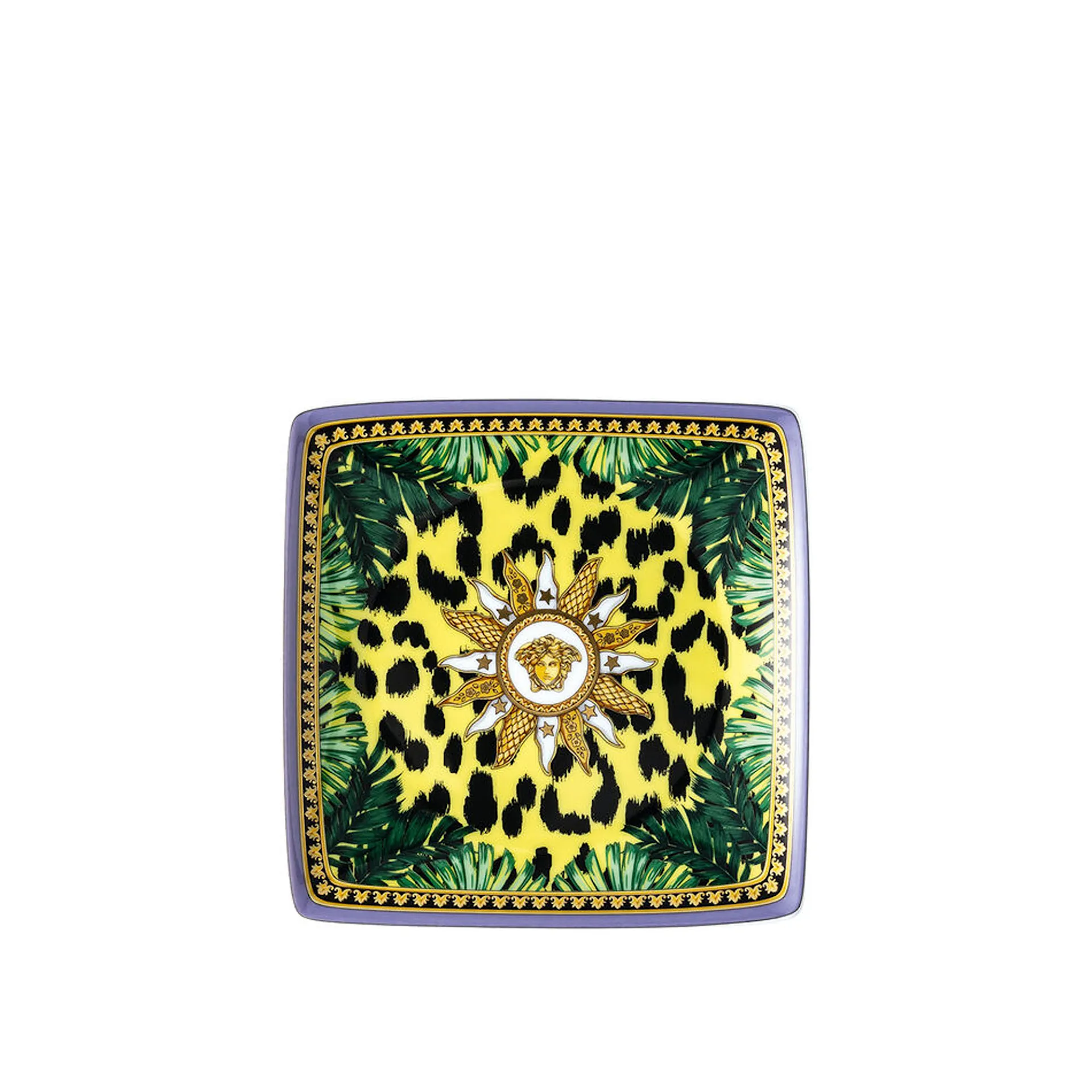 Jungle Animalier, 12 cm Square Plate - Versace - NO GA