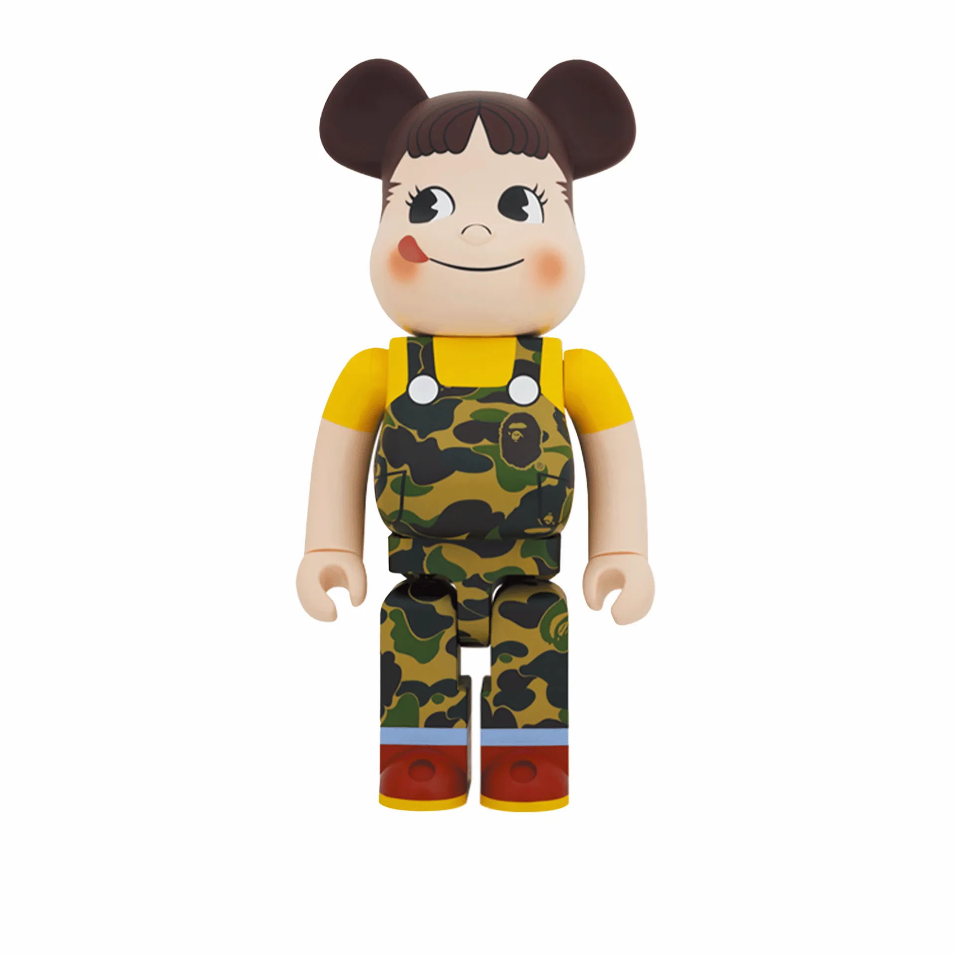 Be@rbrick Bape x Pekochan 1000% (Green) - Medicom Toy - NO GA