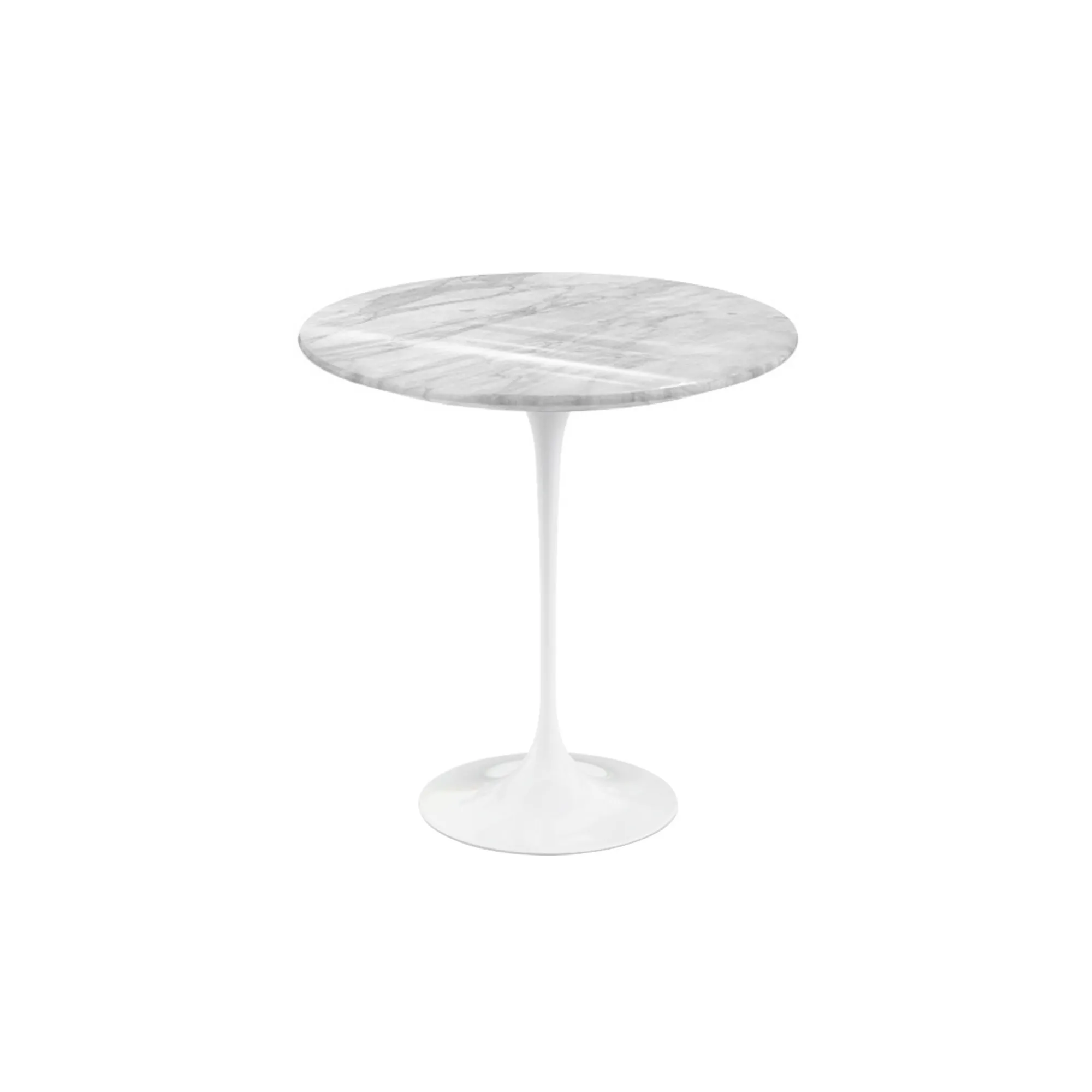 Saarinen Round sivupöytä Ø 51 cm White - 1