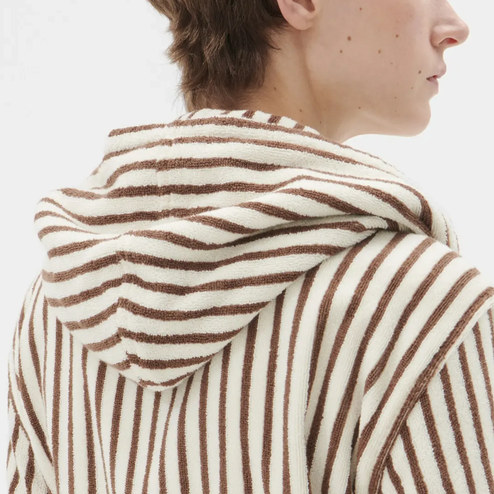 Hooded Bathrobe Kodiak Stripes
