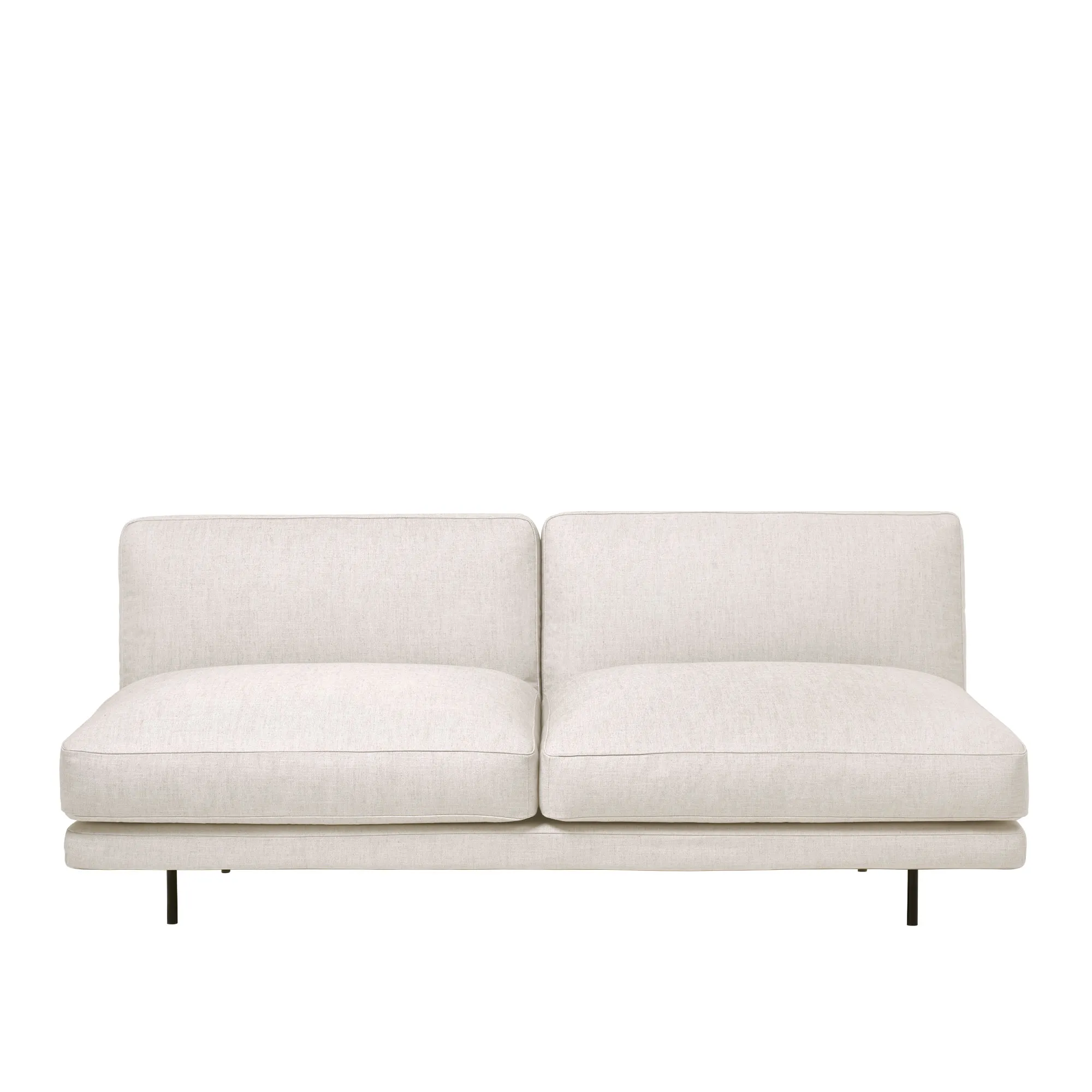 Flaneur 2-Seater Sofa Matt Black - 3
