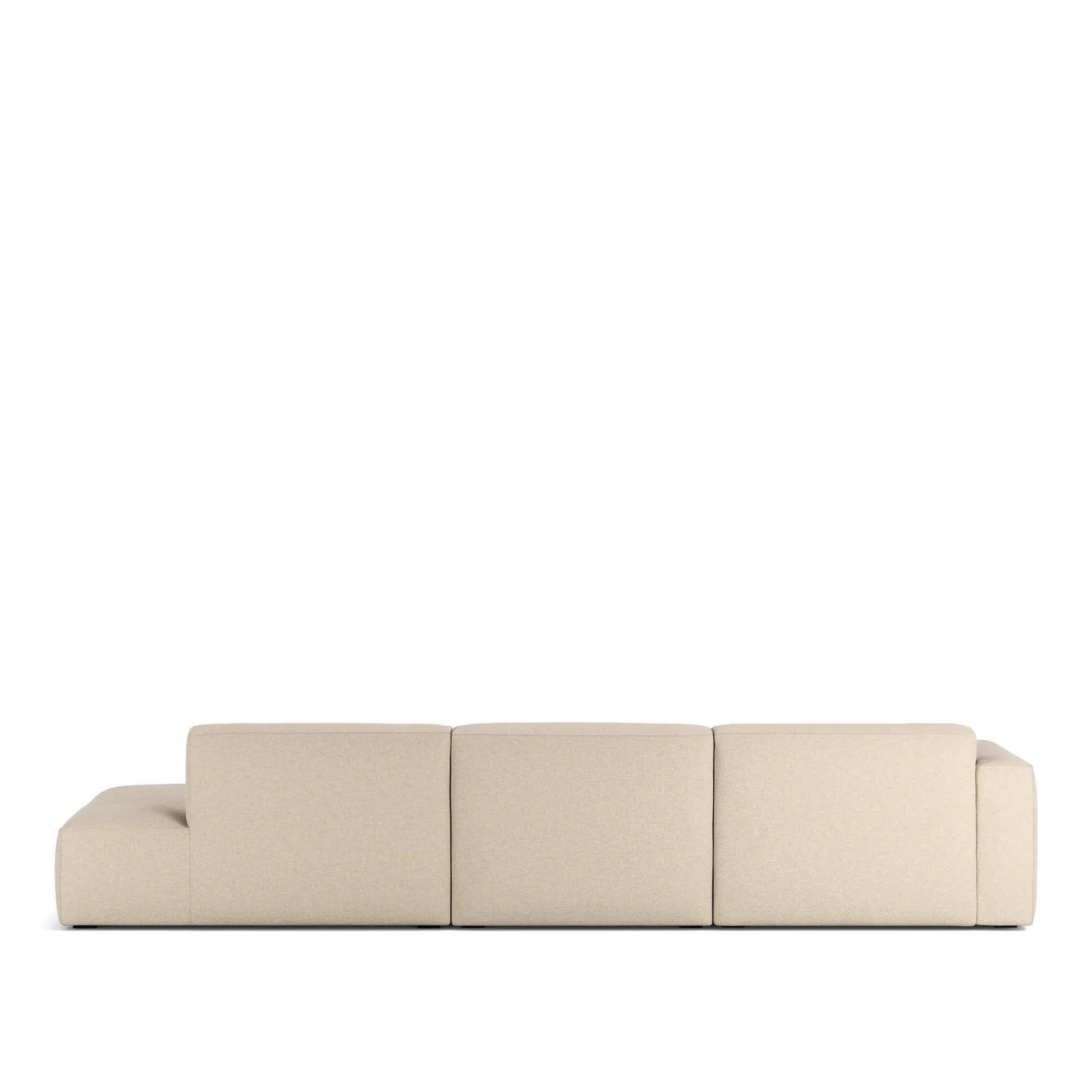 Brick 3-Seater Chaise Lounge Open End Right - 6