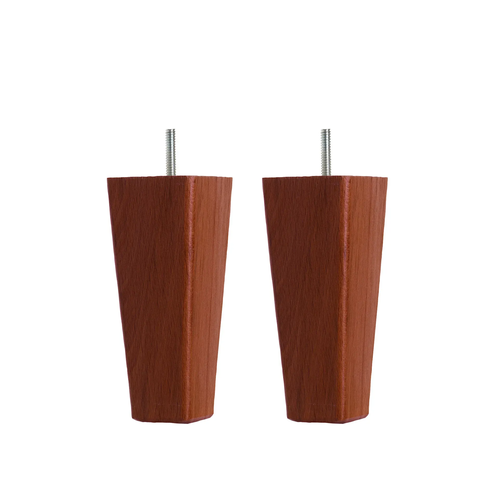 DUX Bed Legs Conical Mahogany 2-pack - DUX - NO GA