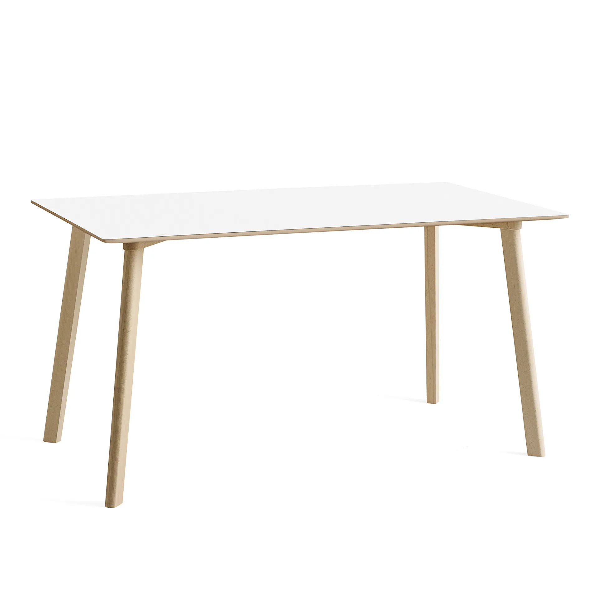 CPH Deux 210 2.0 Table 140 cm Pearl White Laminate - HAY - Ronan & Erwan Bouroullec - NO GA