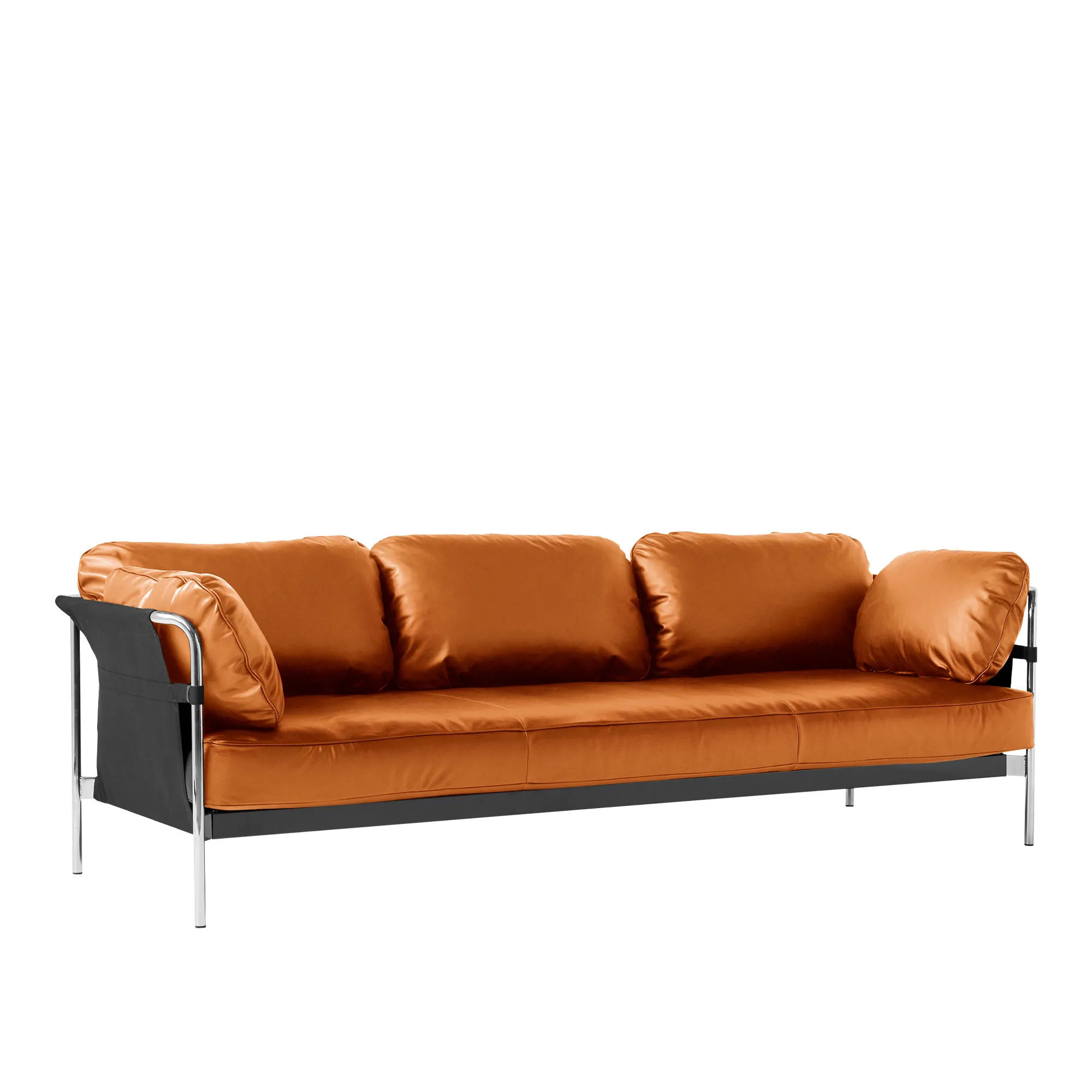 Can 3-personers sofa Chrome/Black - 10