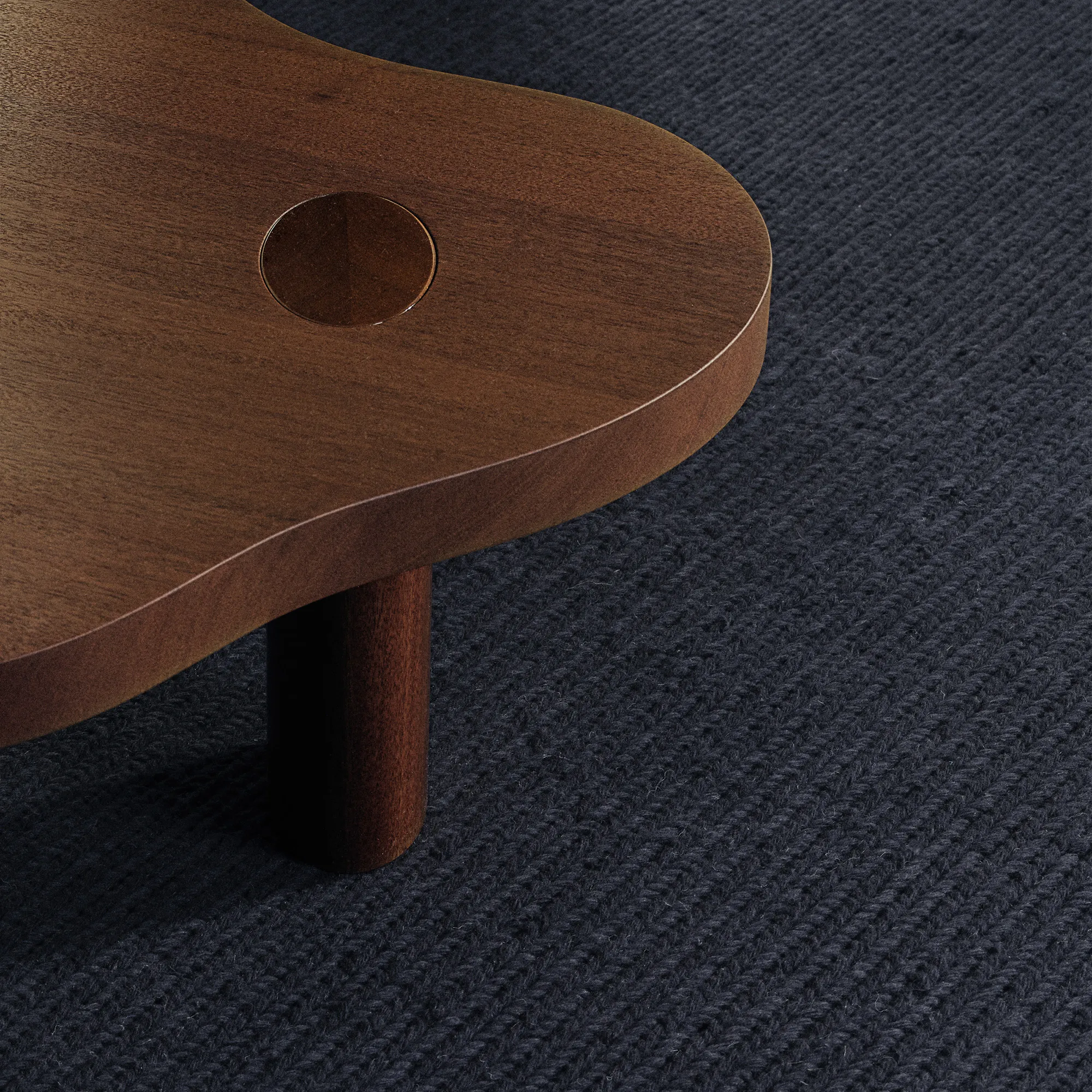 Braid Navy Wool Rug - 3