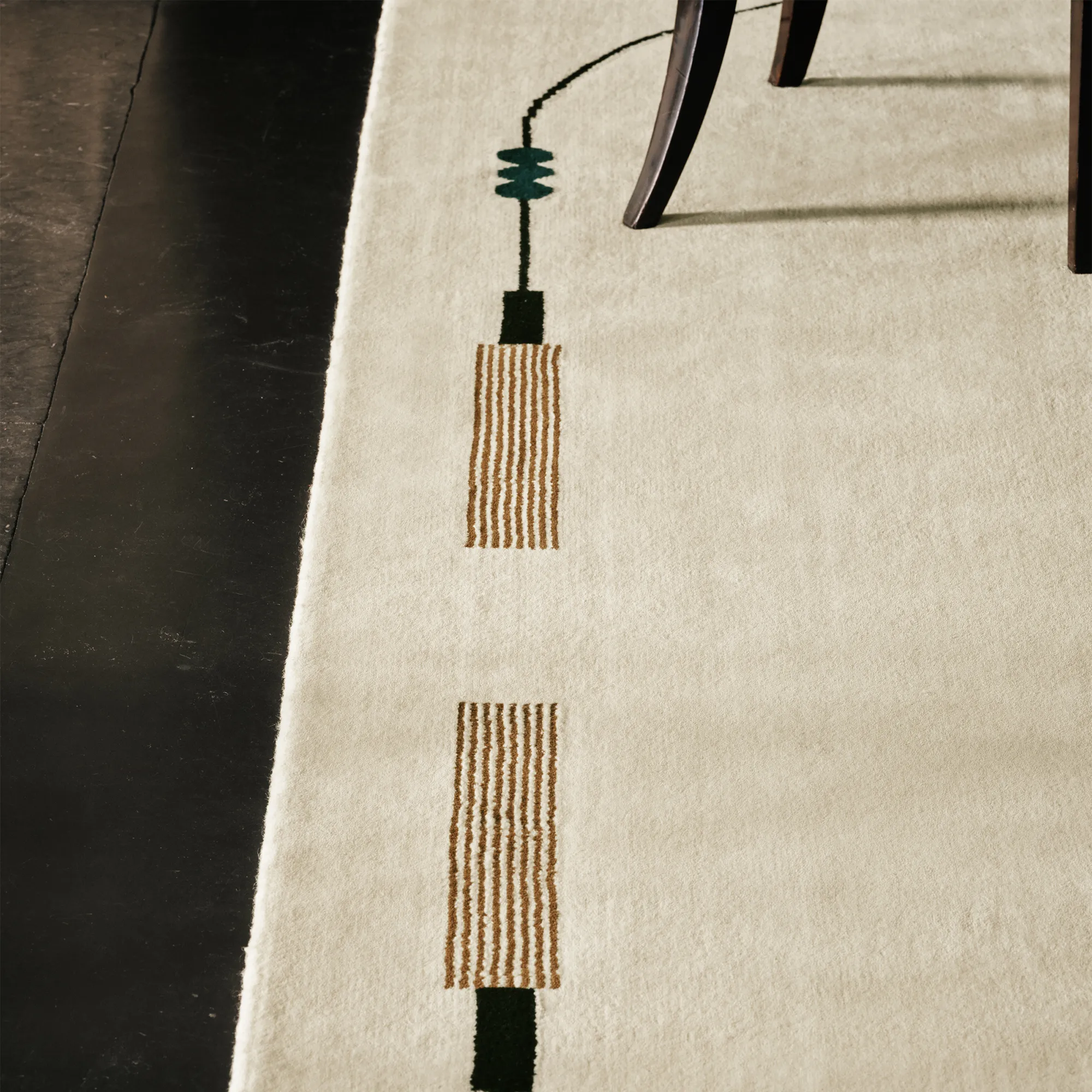 Grace 02 Tassel wool rug - 4