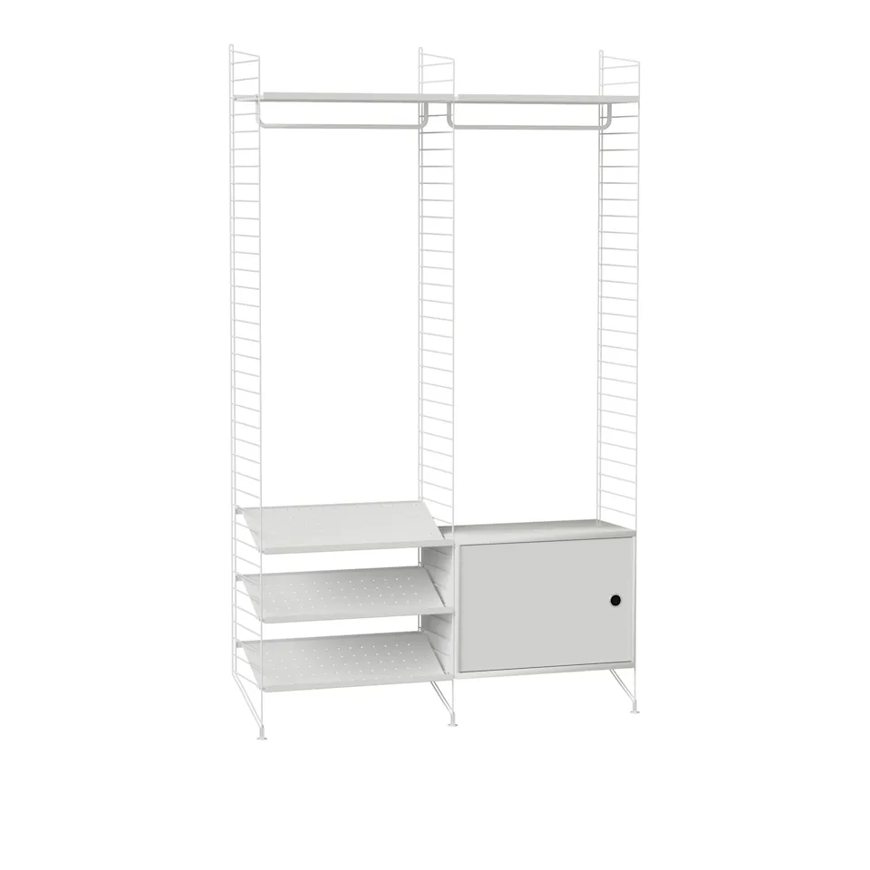 Hall shelving system S white