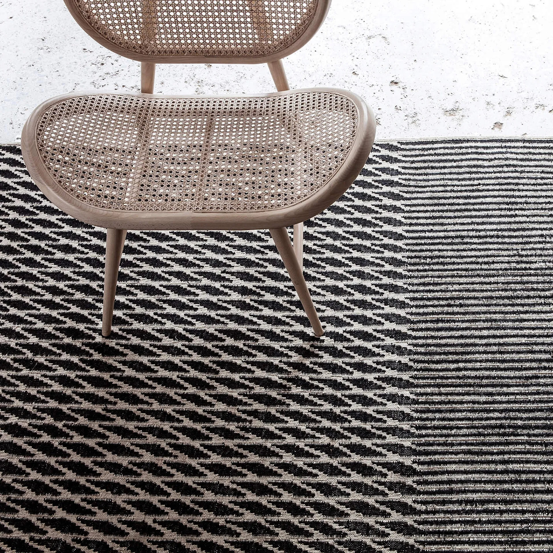 Blur Rug Black - Nanimarquina - Ronan & Erwan Bouroullec - NO GA