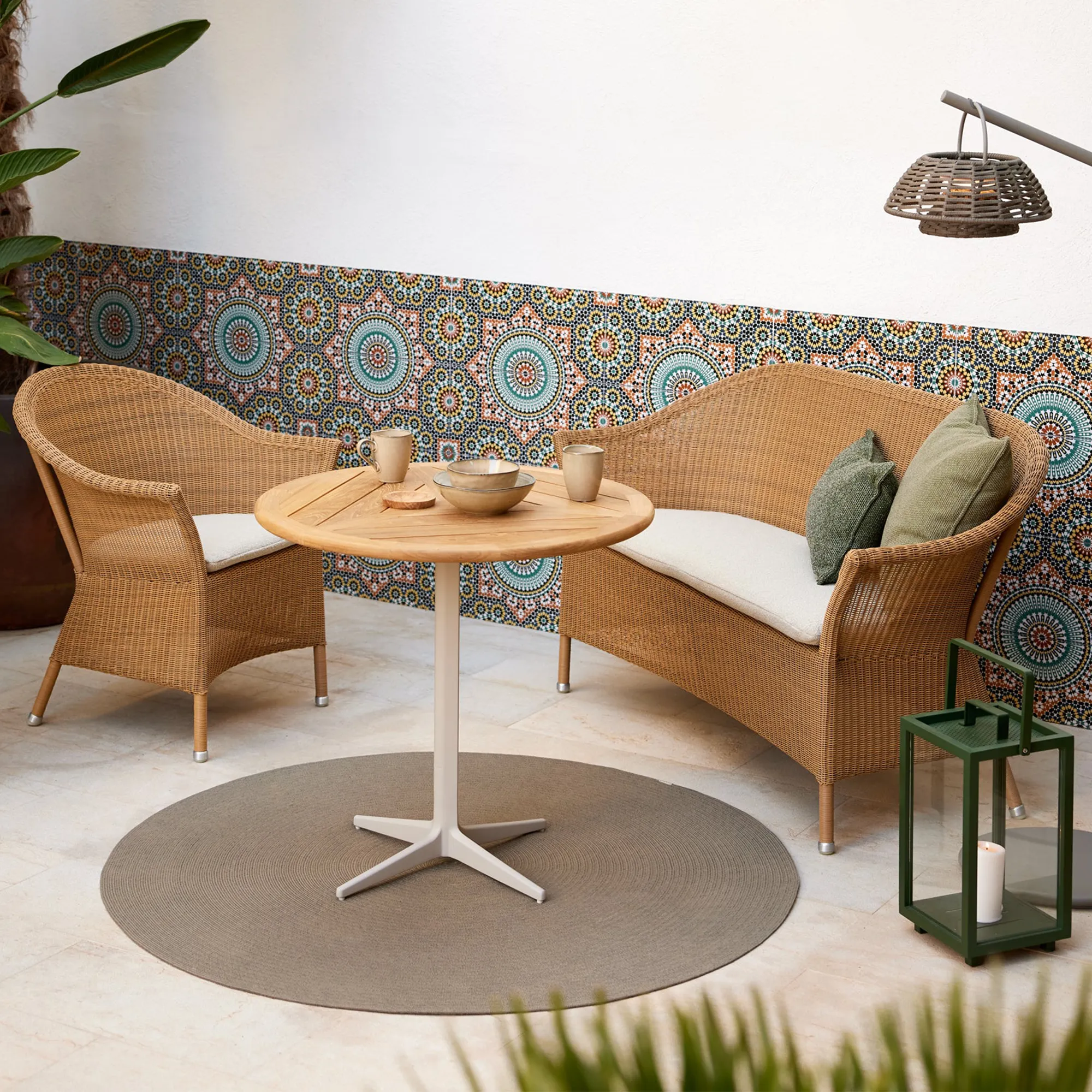 Drop cafe table dia. 80 cm Sand - 2