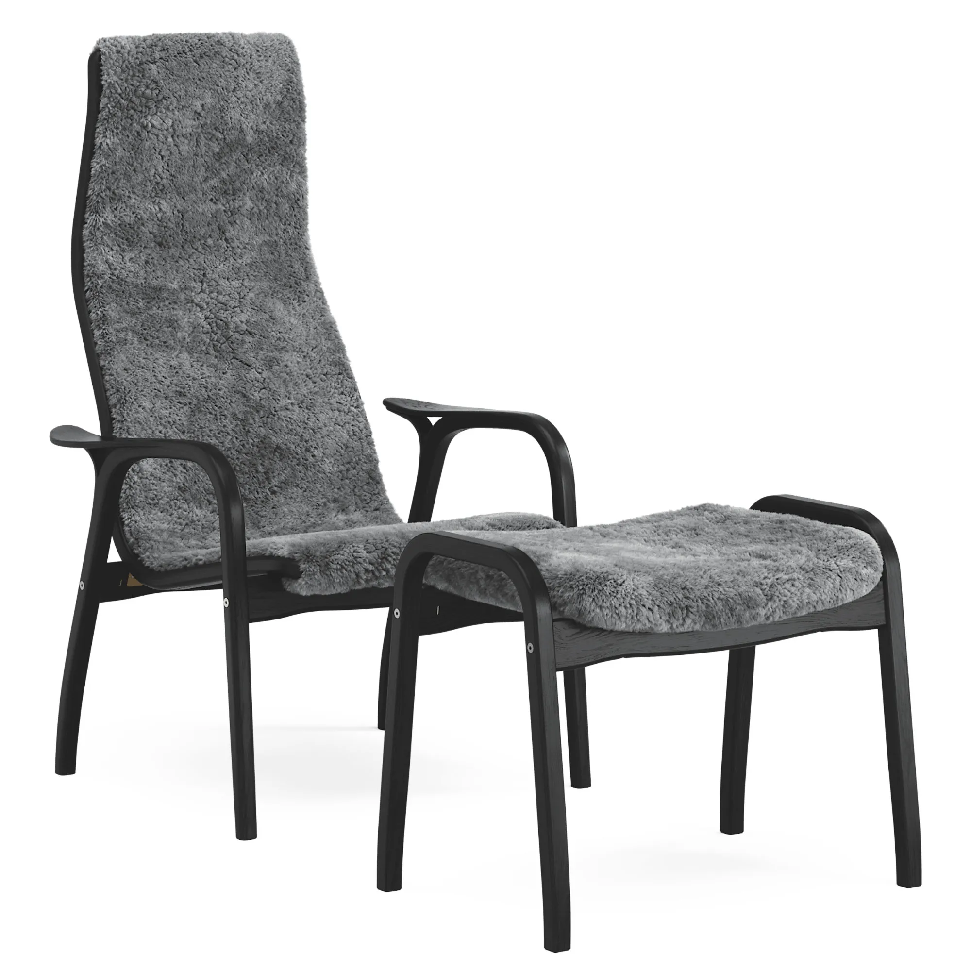 Lamino armchair and footstool - 1