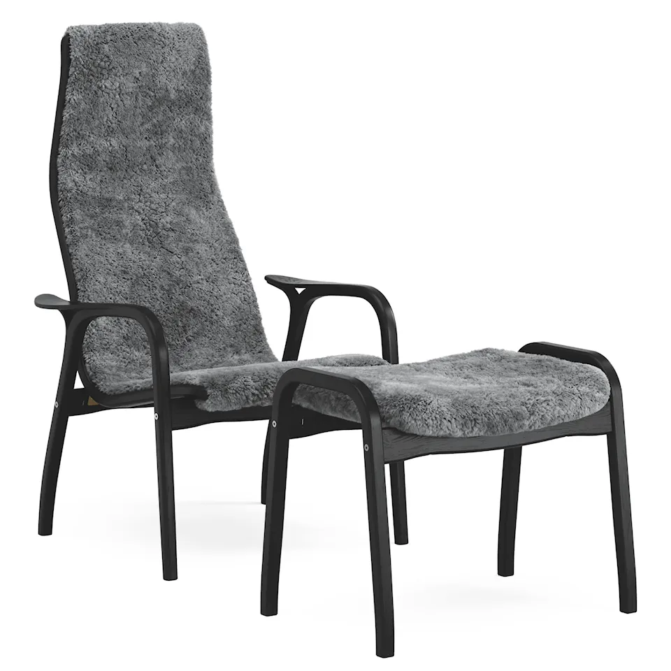 Lamino armchair and footstool