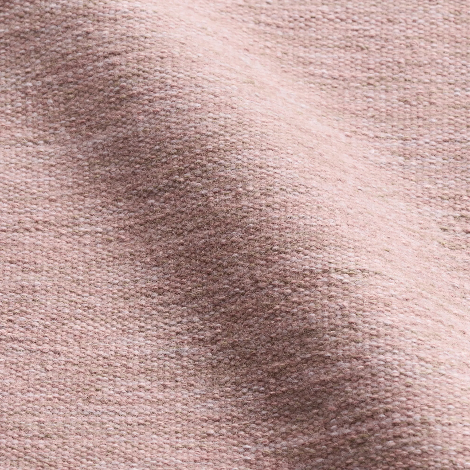 Tradition Solid Pink Wool Rug - 6