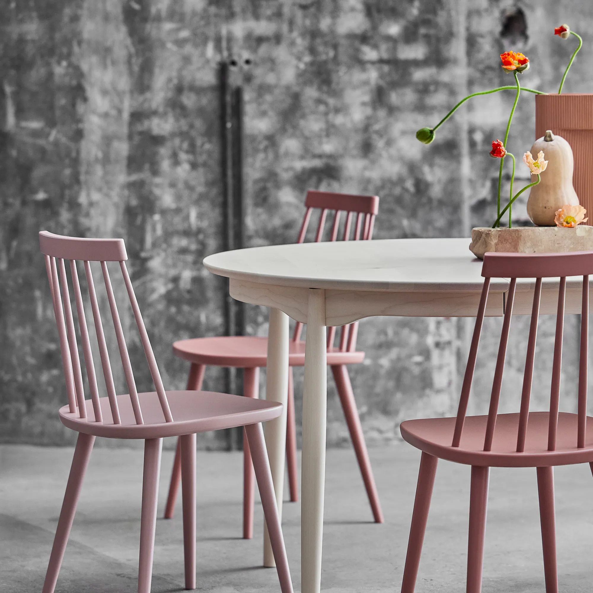 Carl dining table Ø115 cm with extension leaf - 17
