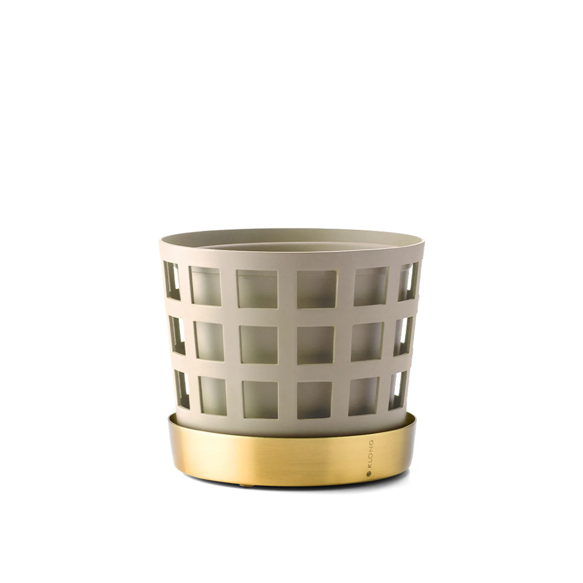 Trio Flower Pot Square - Beige - Klong - NO GA