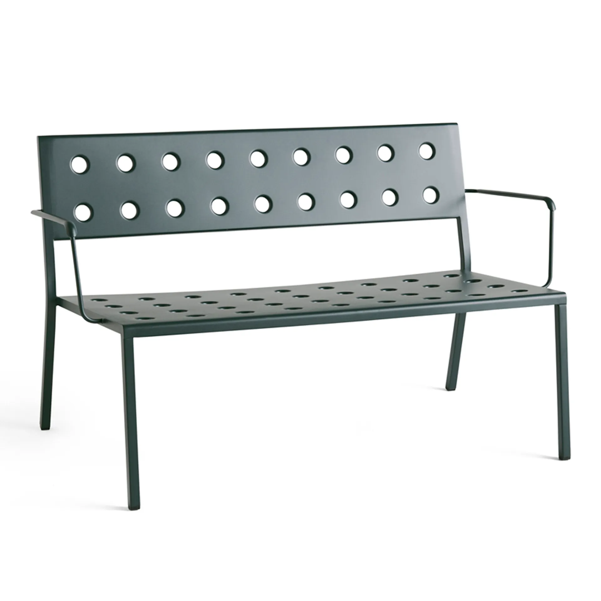 Balcony Lounge Bench With Arm - 121,5 x 69 cm - HAY - Ronan & Erwan Bouroullec - NO GA