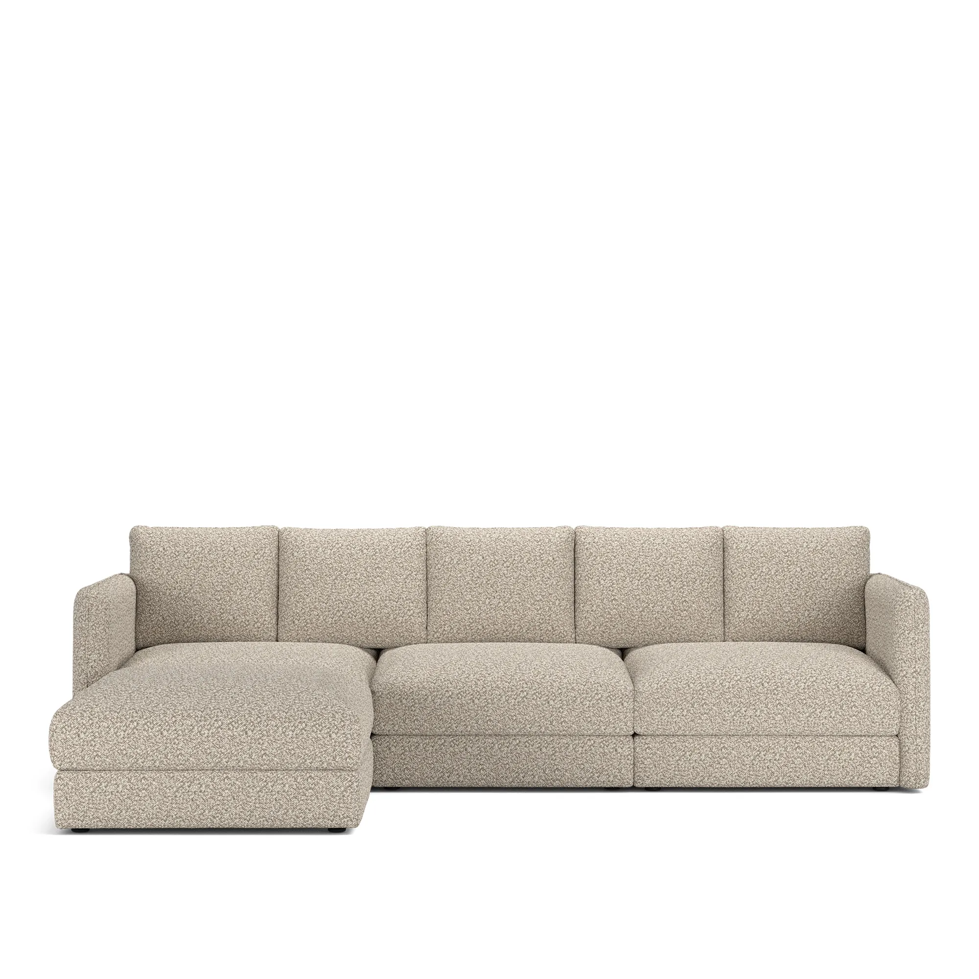 Pavarotti 02 3-personers sofa med fodskammel - 1