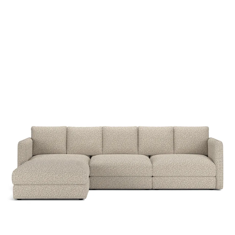 Pavarotti 02 3-Seater Sofa with Footstool