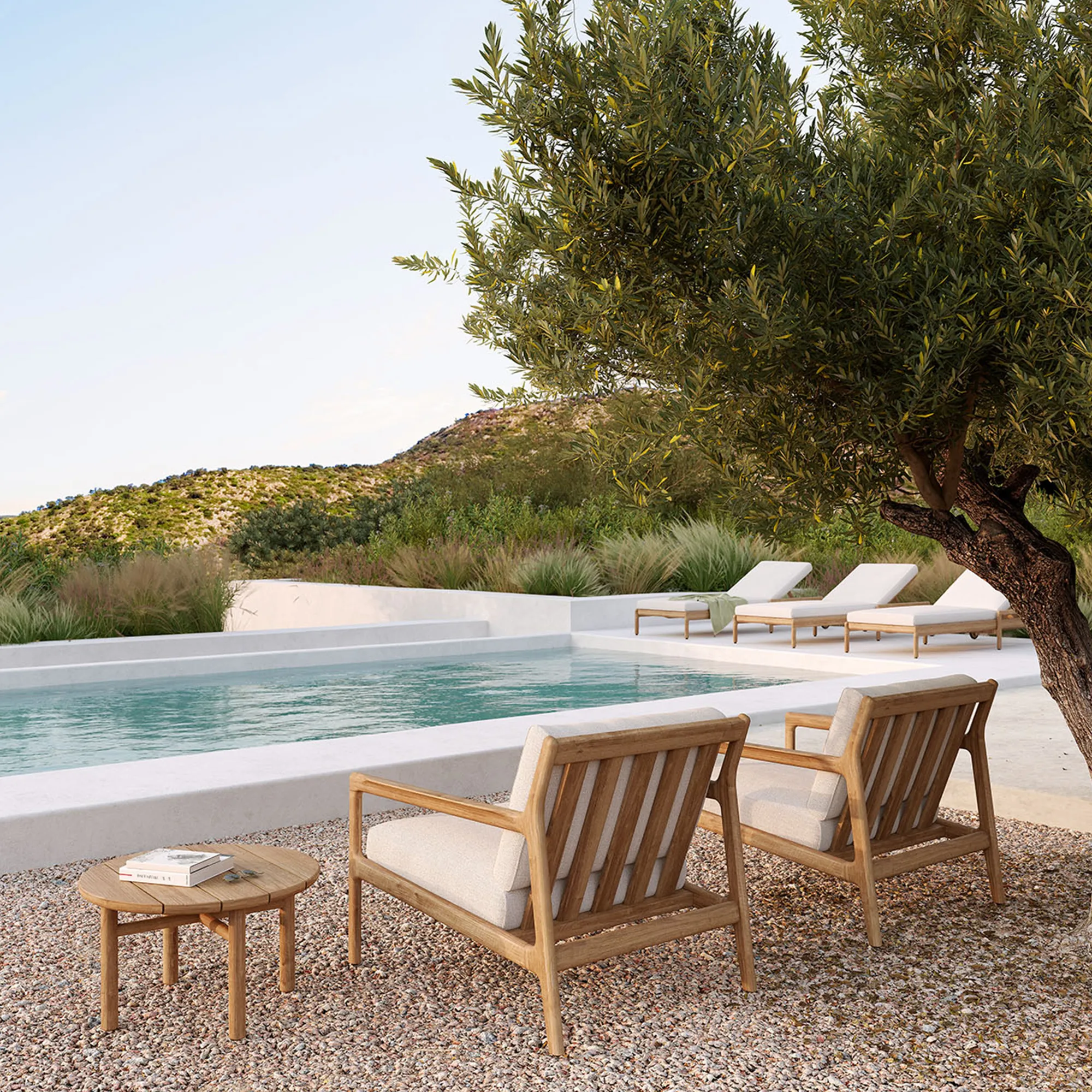 Jack Outdoor Lounge Chair Teak