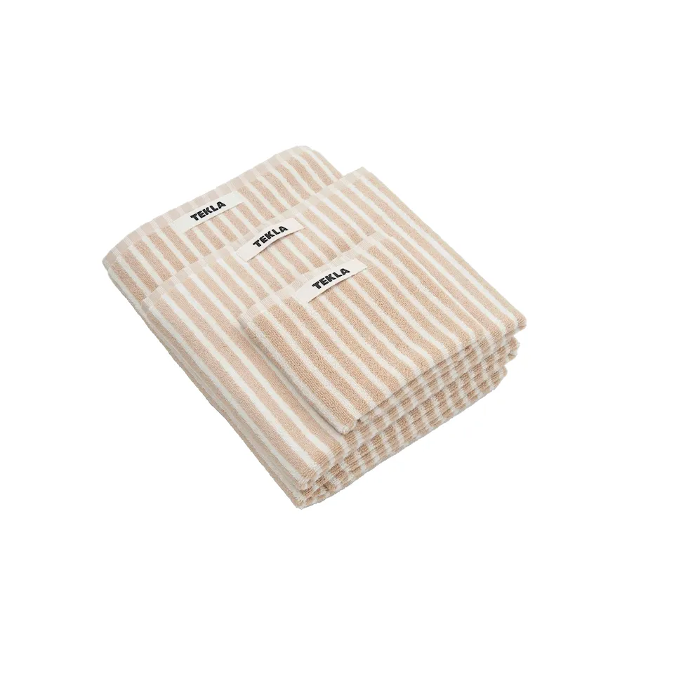 Terry pyyhe ivory stripes