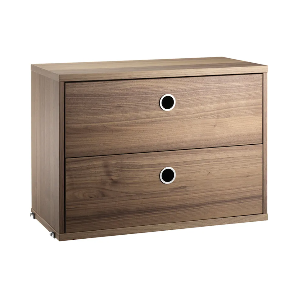 String Chest of Drawers 58x30, Walnut