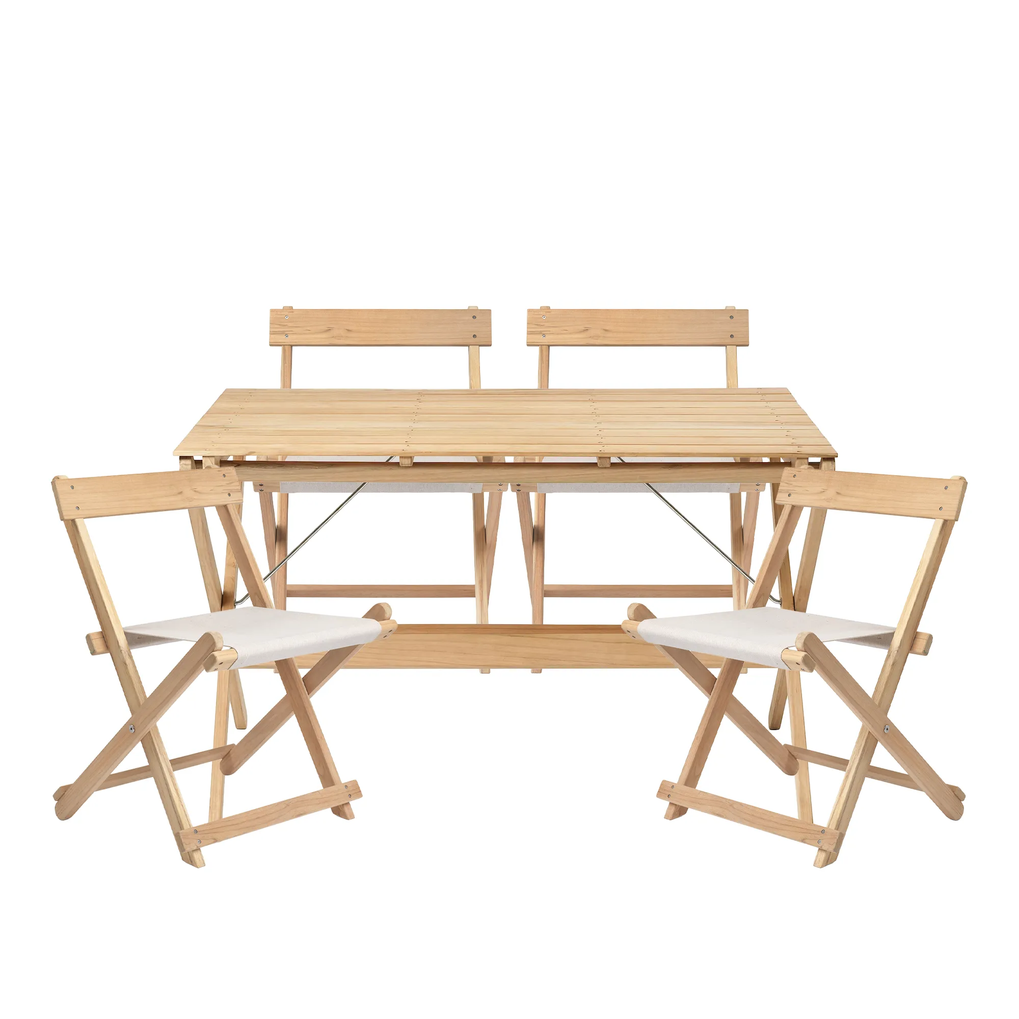 BM dining set with table and 4 chairs - 1