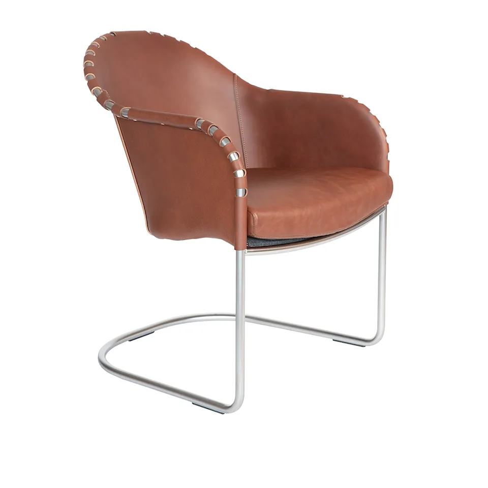 Ingo armchair Matt Chrome