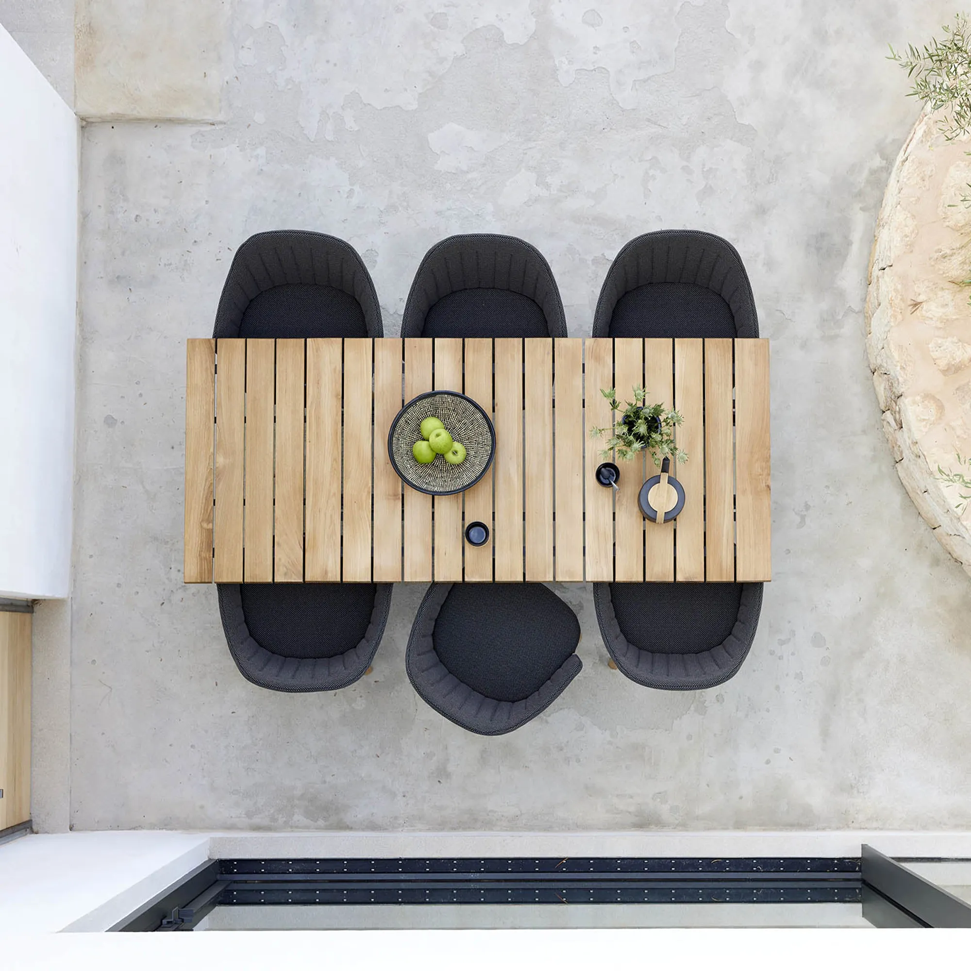Ocean tuinstoelen (6 stuks) & Core tuintafel - 5