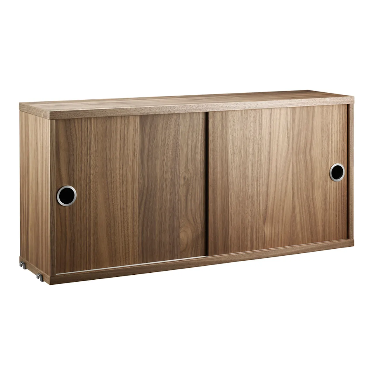 Cabinet with sliding doors 78x20cm oak