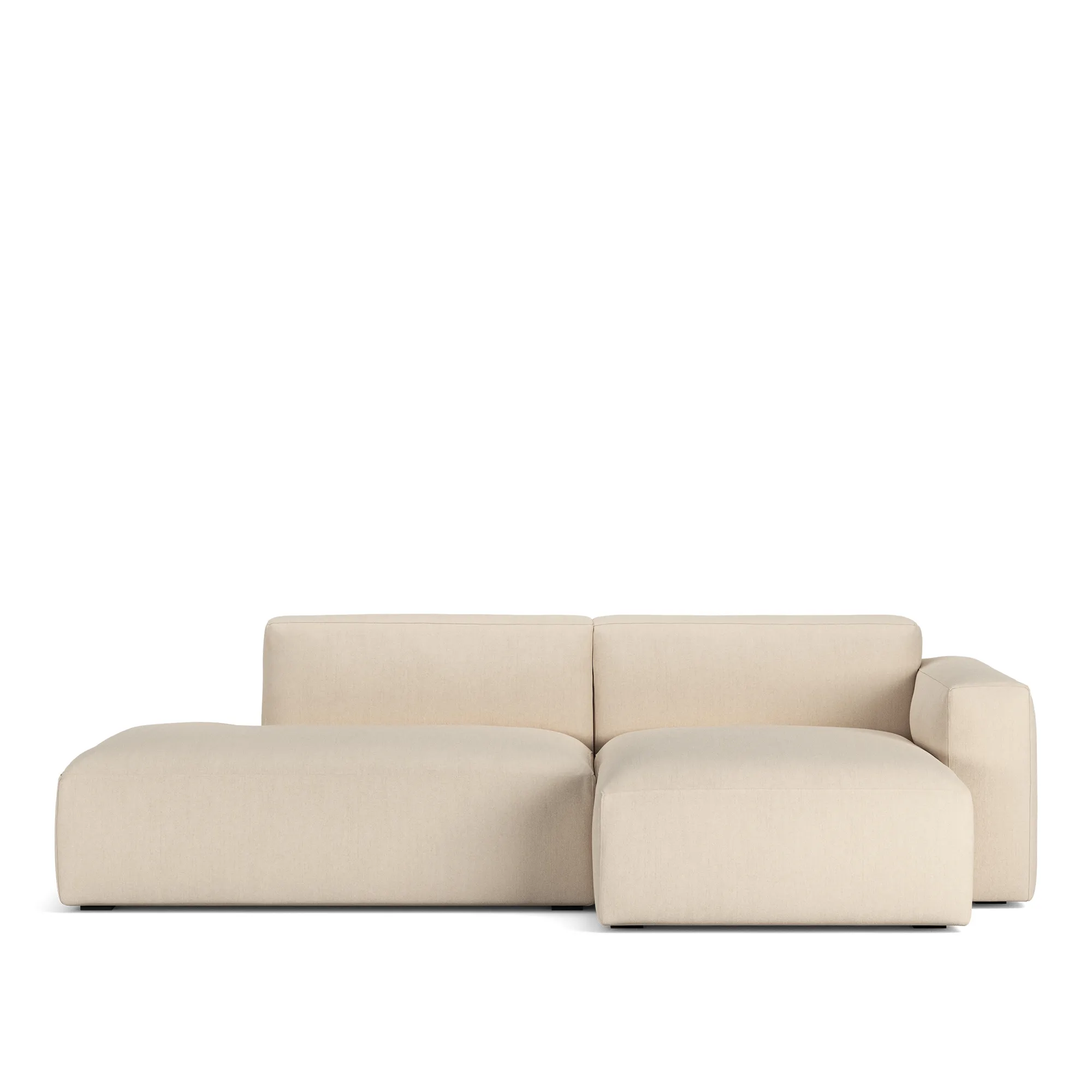 Brick 2-Seater Chaise Lounge Open End Left - 1
