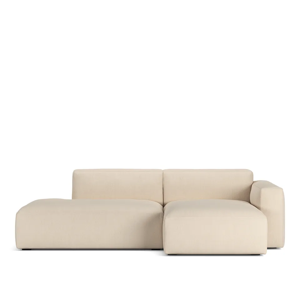 Brick 2-Seater Chaise Lounge Open End Left