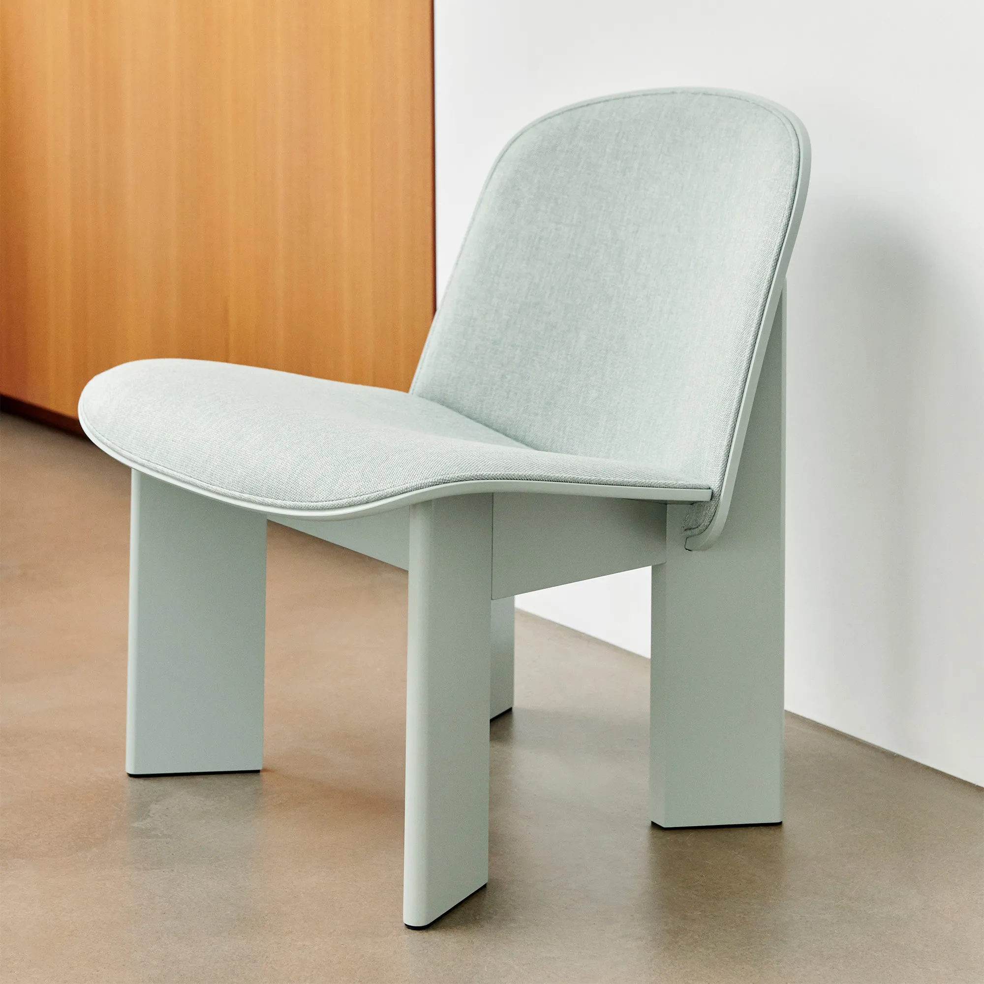 Chisel Lounge Chair Front Upholstery Black Oak - 4