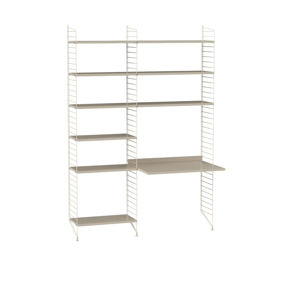Lastenhuoneen hyllyjärjestelmä D beige
