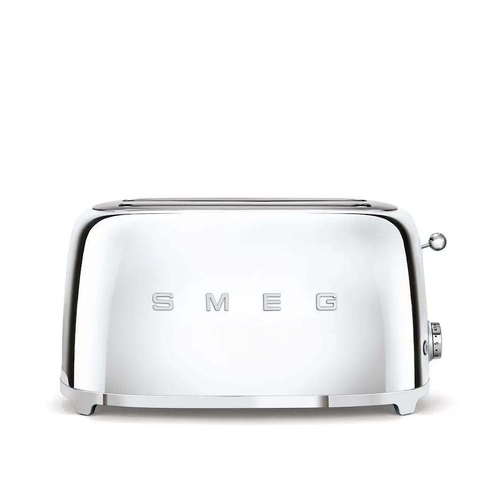 Smeg 4 Slice Toaster Chrome