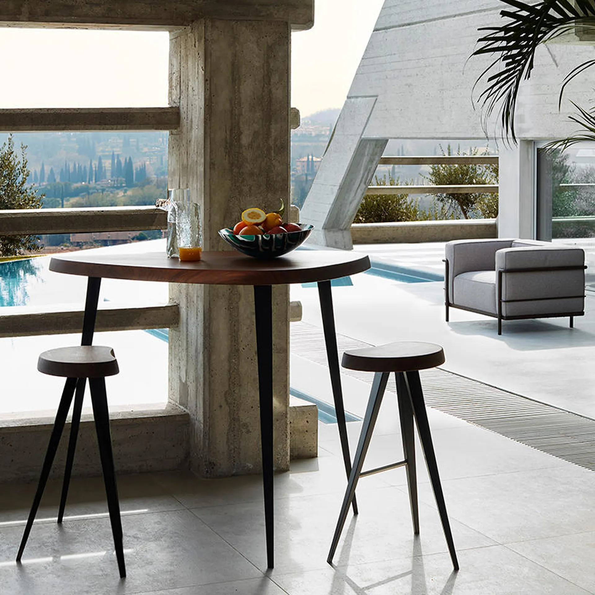 531 Mexique Stool High - Cassina - Charlotte Perriand - NO GA