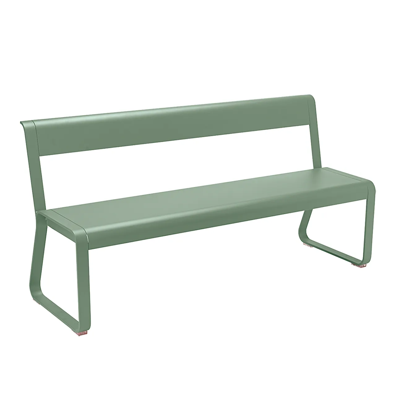 Bellevie Bench With Backrest Cotton White