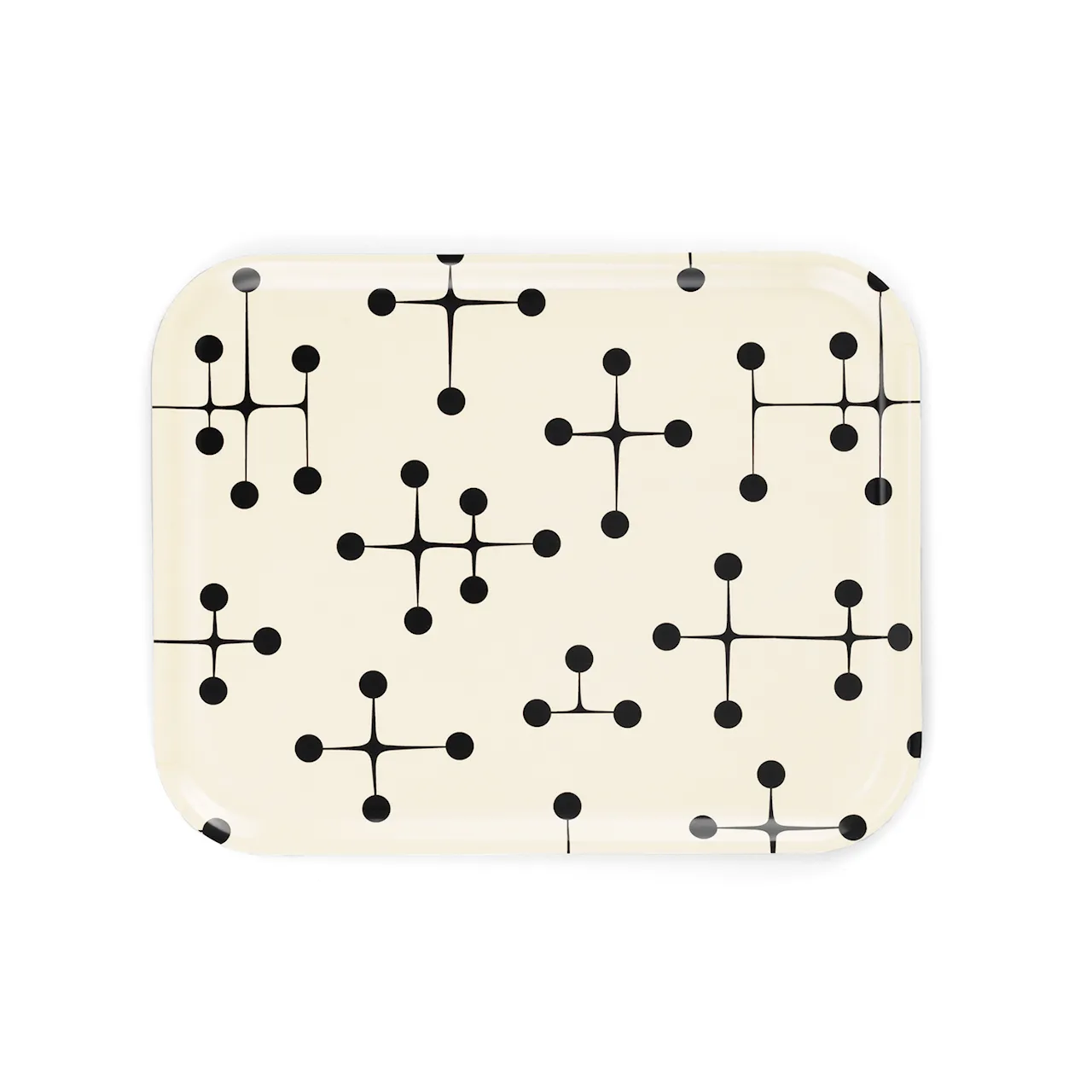 Classic Tray Dot Pattern Large Reverse Dark