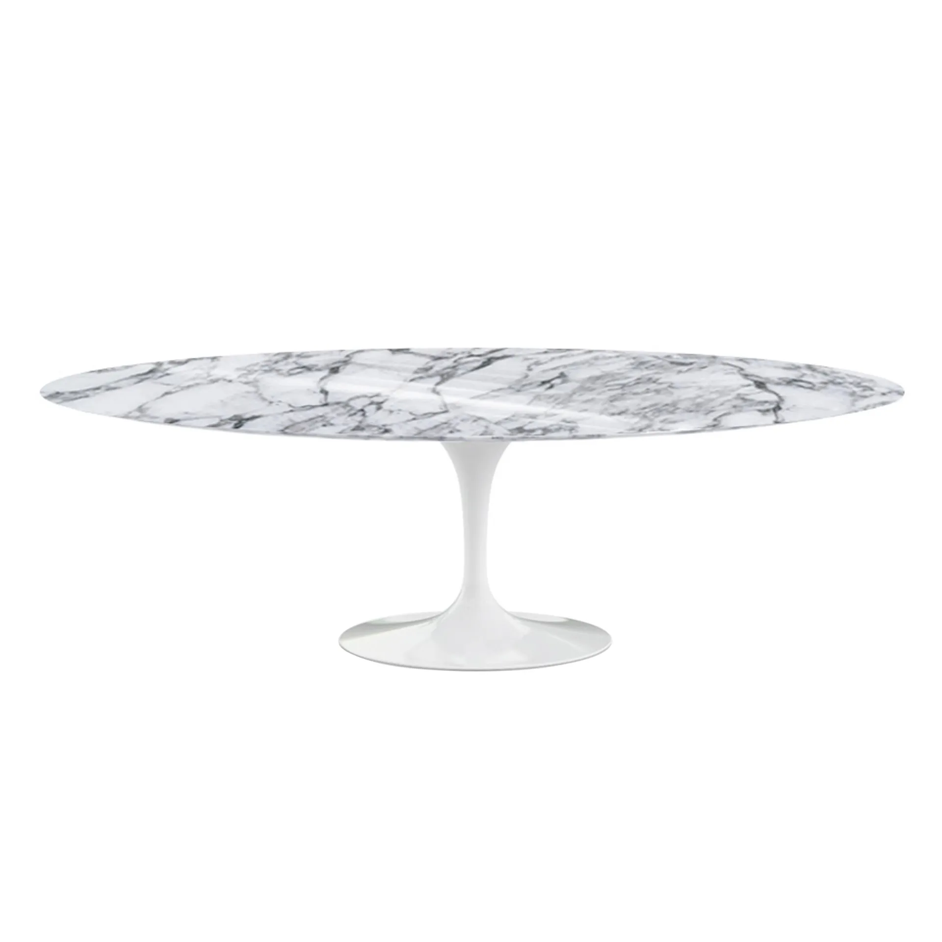 Saarinen Oval Table - White - Knoll - Eero Saarinen - NO GA