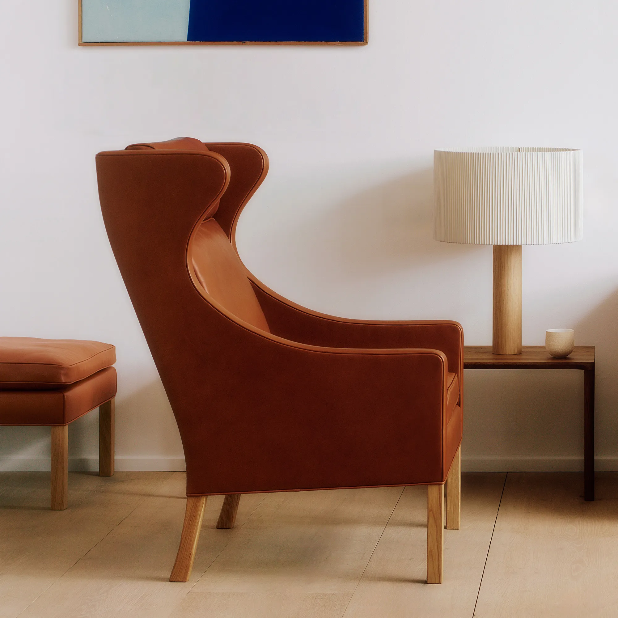 Buy Mogensen 2202 Ottoman from Fredericia Furniture | NO GA Buy Mogensen 2202 Ottoman from Fredericia Furniture | NO GA