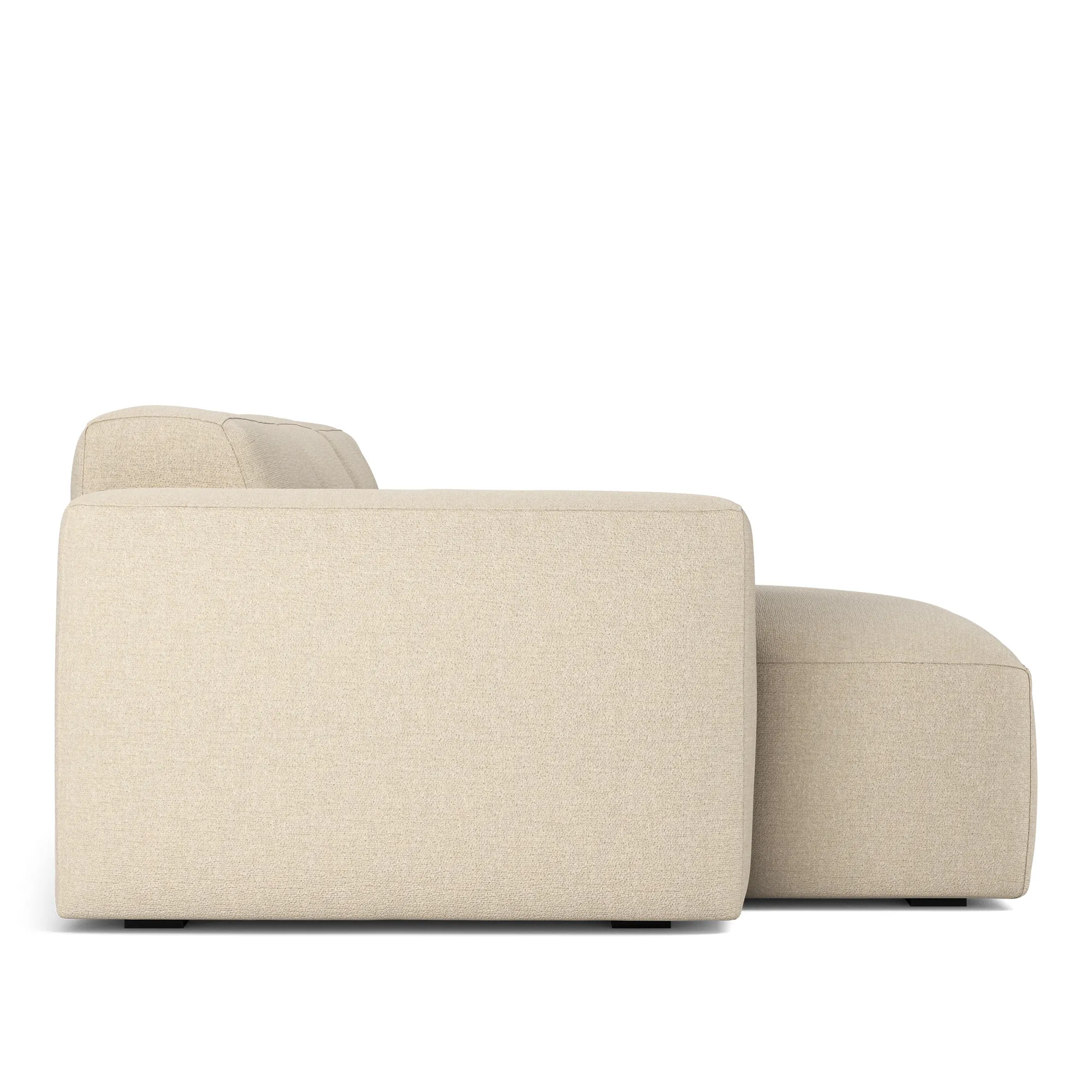 Brick 3-Seater Chaise Lounge Open End Right - 3