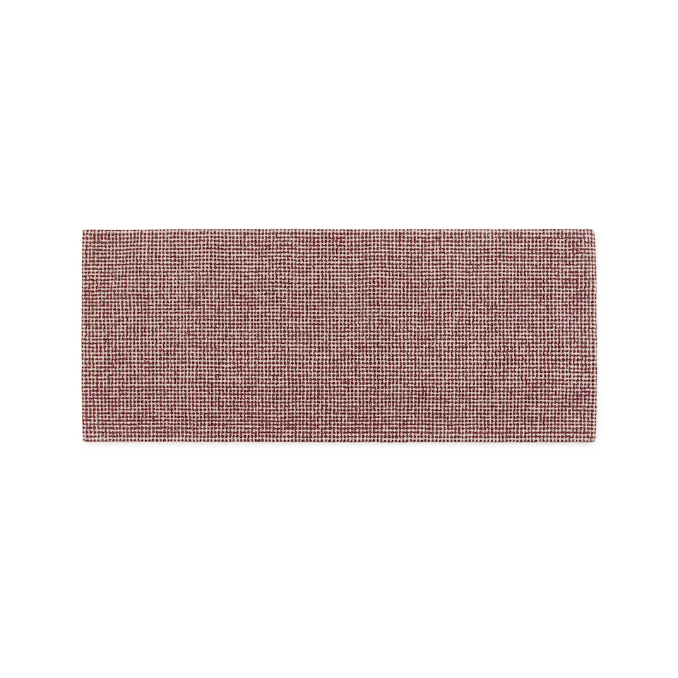 Flick rug 83x15 cm off-white, burgundy