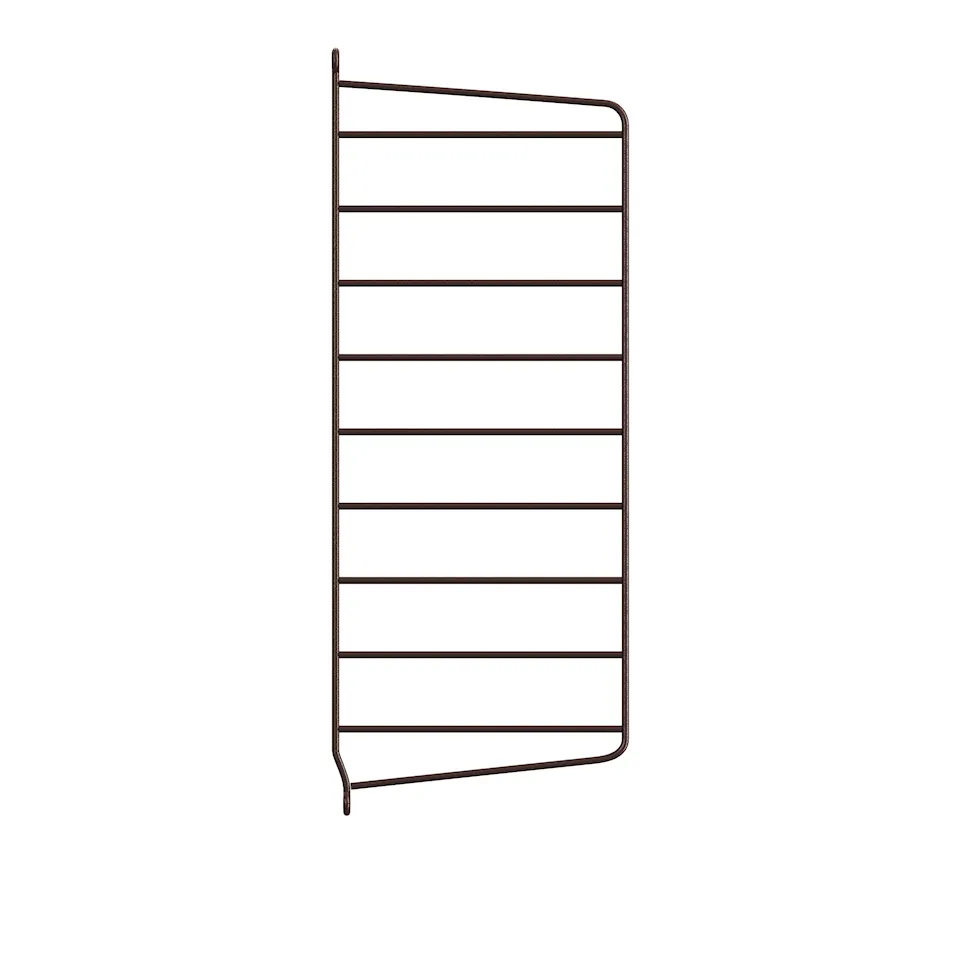 Wall end 50x20cm 1-pack dark brown