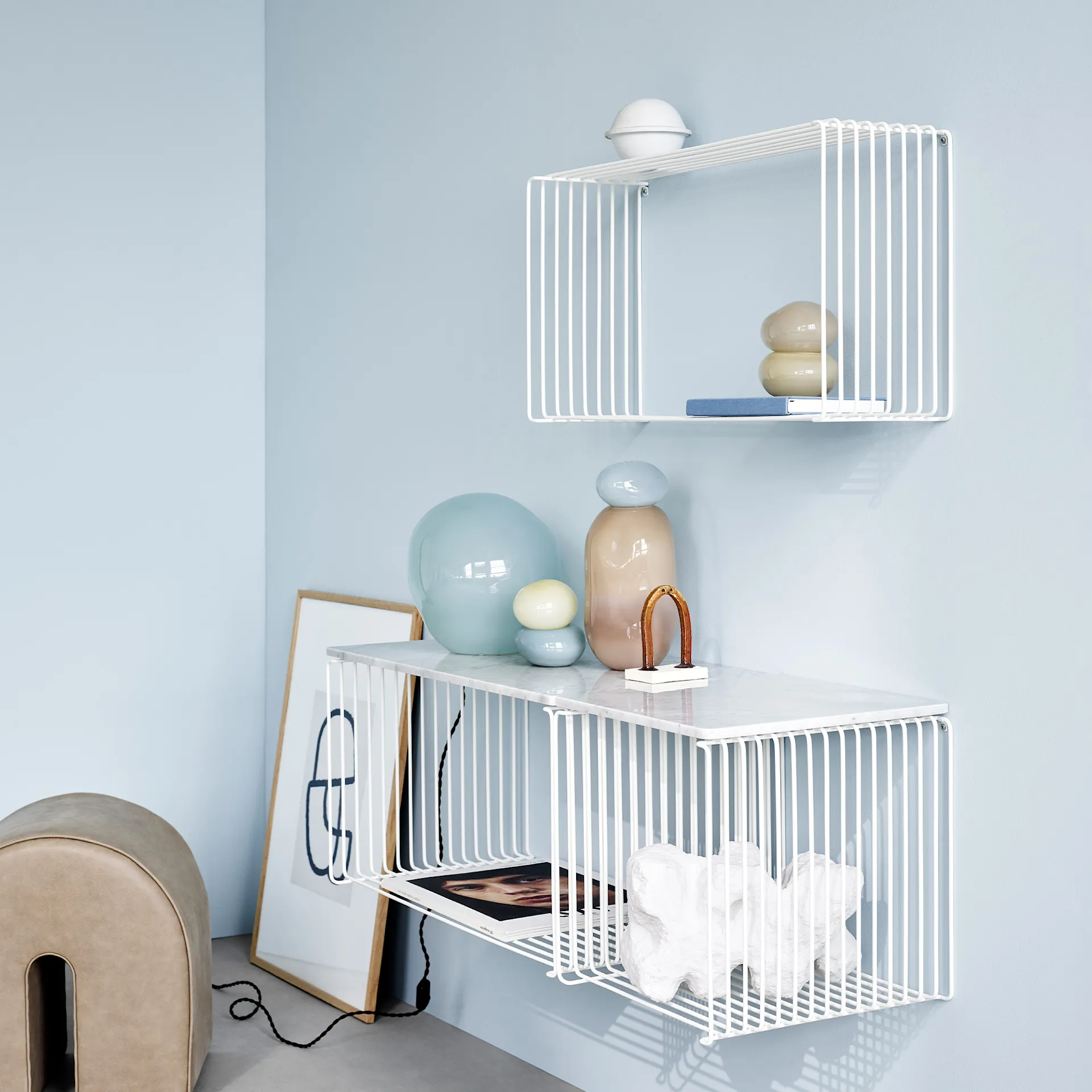 Panton Wire Extended shelf, depth 25,7 cm - Montana - Verner Panton - NO GA