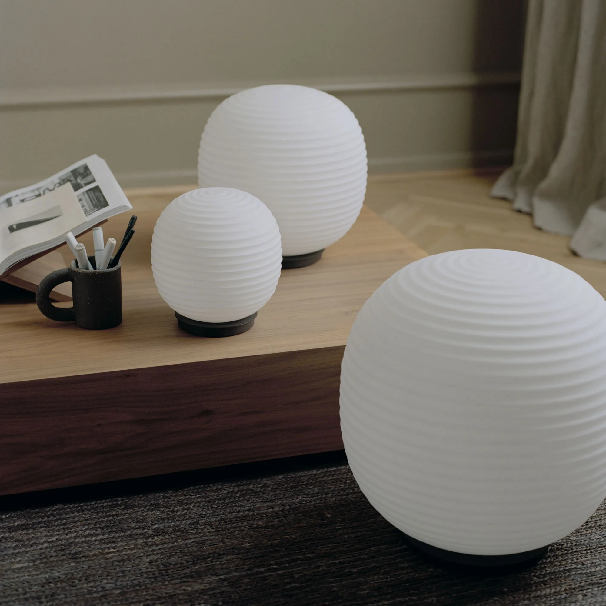 Lantern Globe Table Lamp - 2