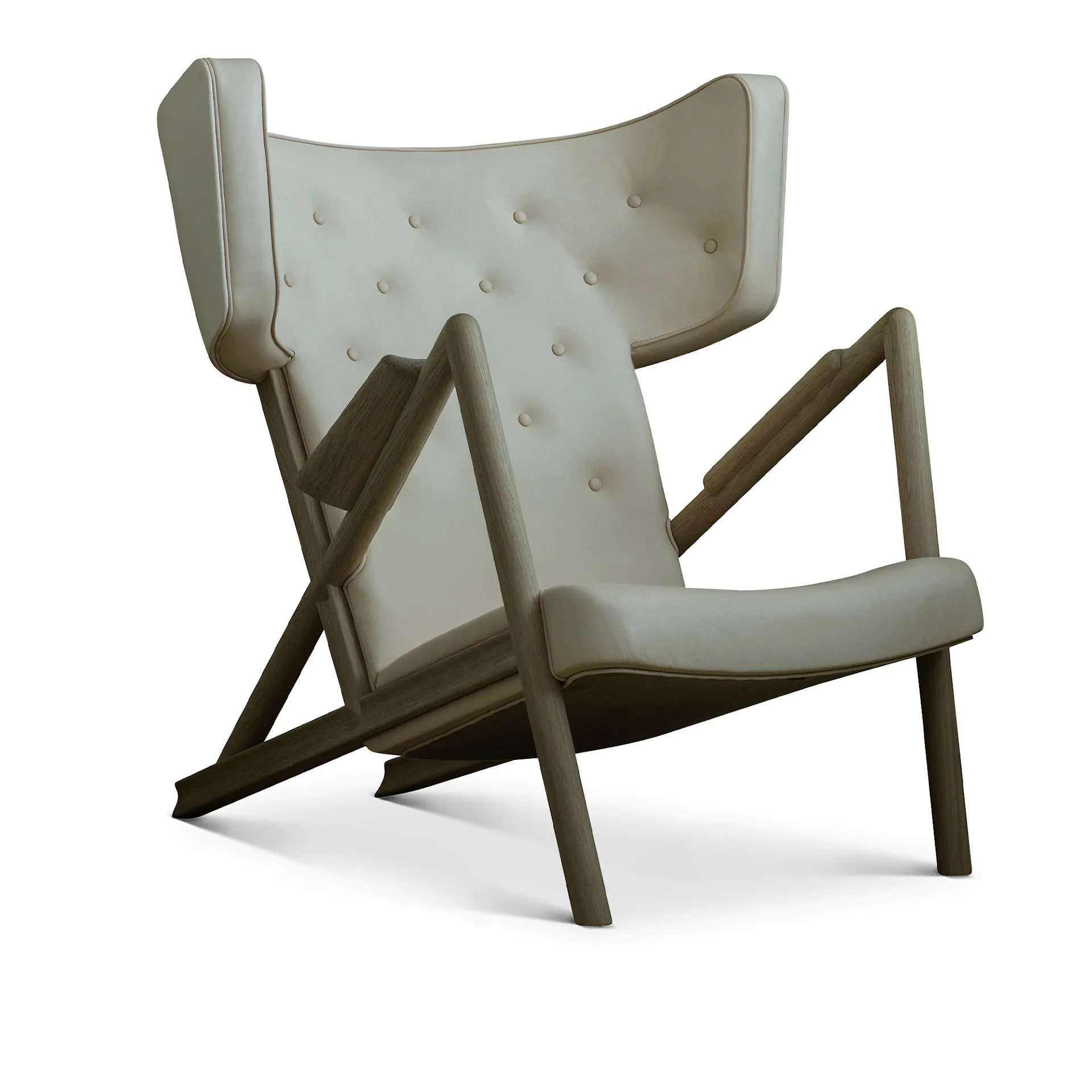 Grasshopper Chair, Walnut, Leather Group 2, Nevada NV2488S Cognac - House of Finn Juhl - Finn Juhl - NO GA