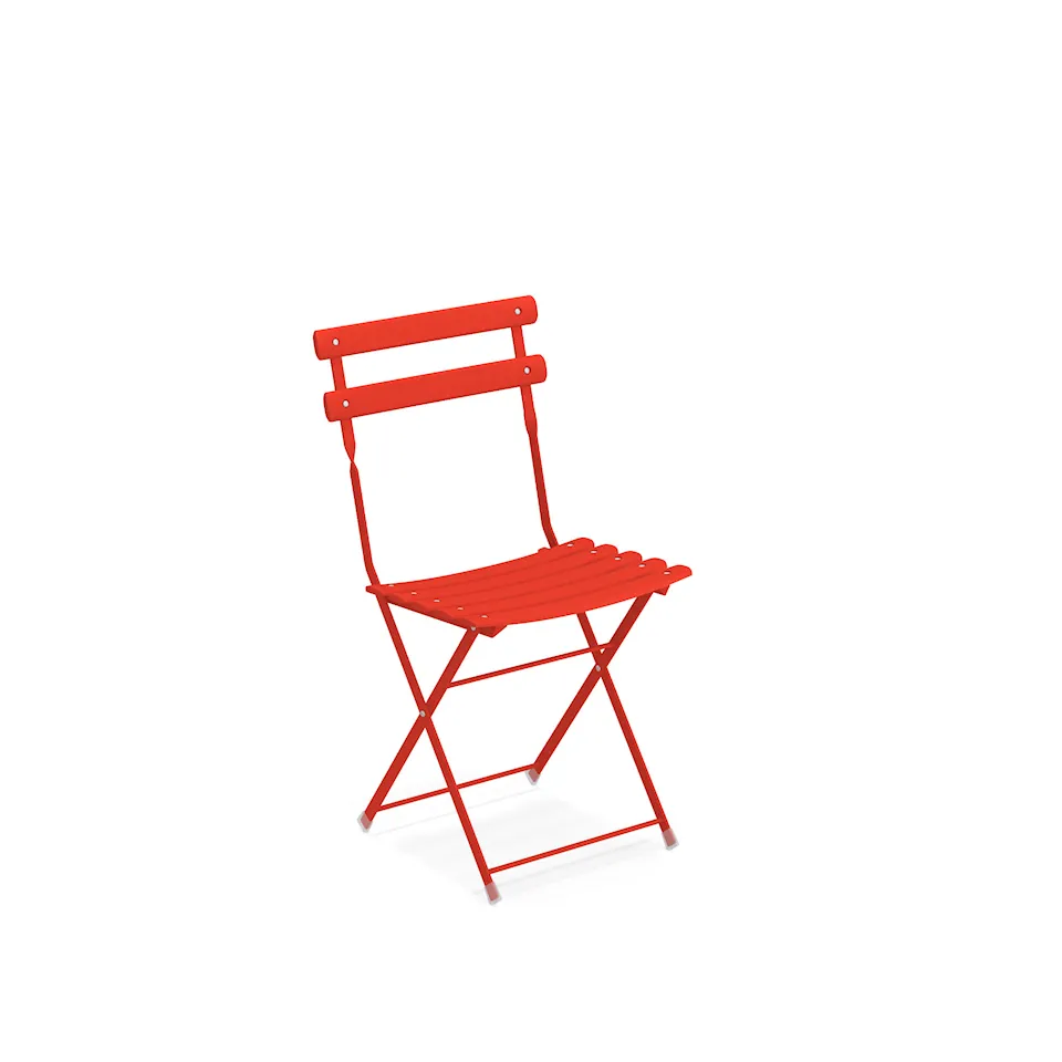 Arc en Ciel Folding Chair, Scarlet Red