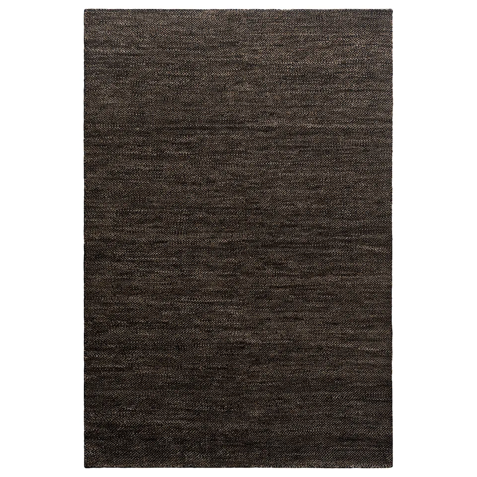 Savanna Dark Jute/Black Wool & Jute Rug