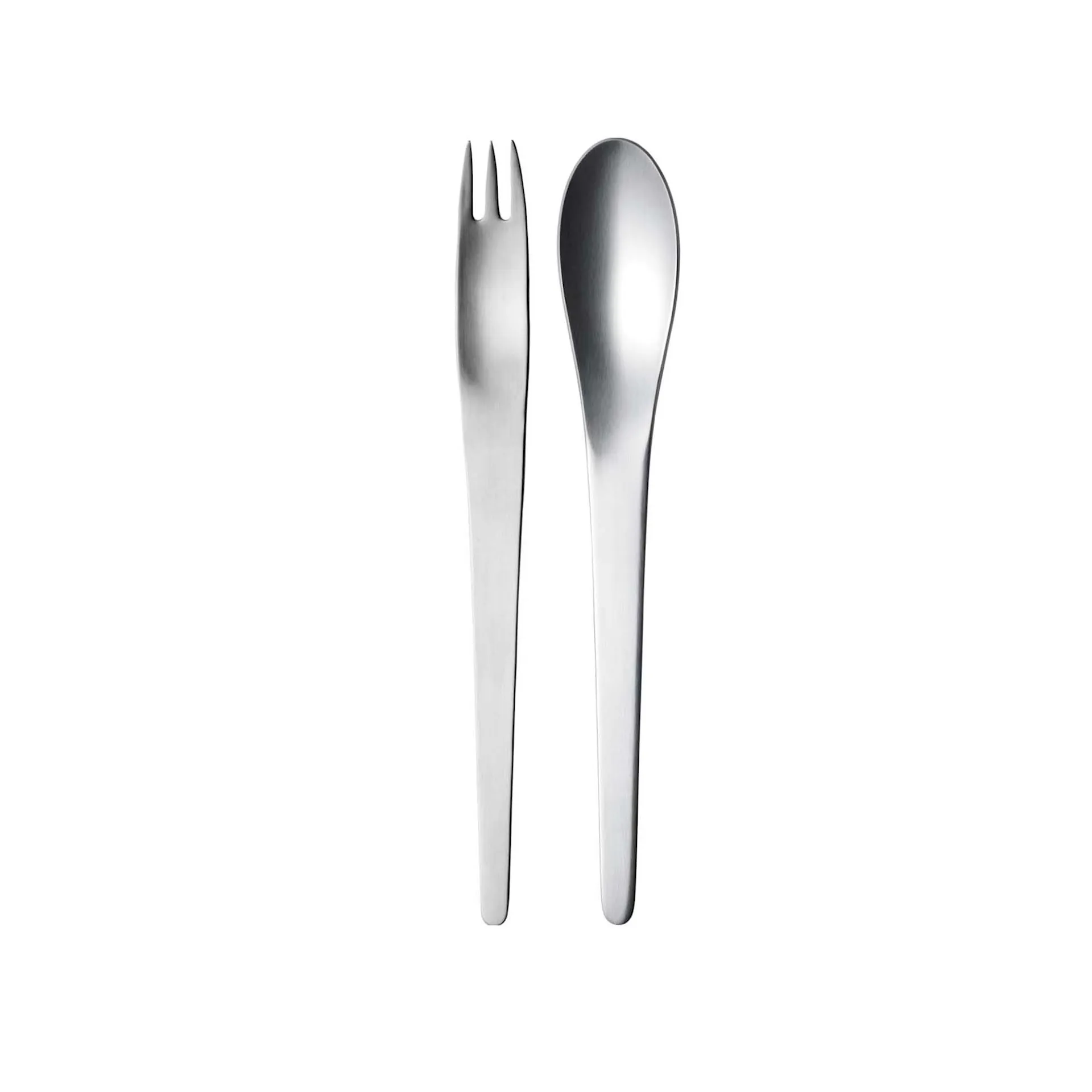 Arne Jacobsen Salad Servers - Georg Jensen - Arne Jacobsen - NO GA