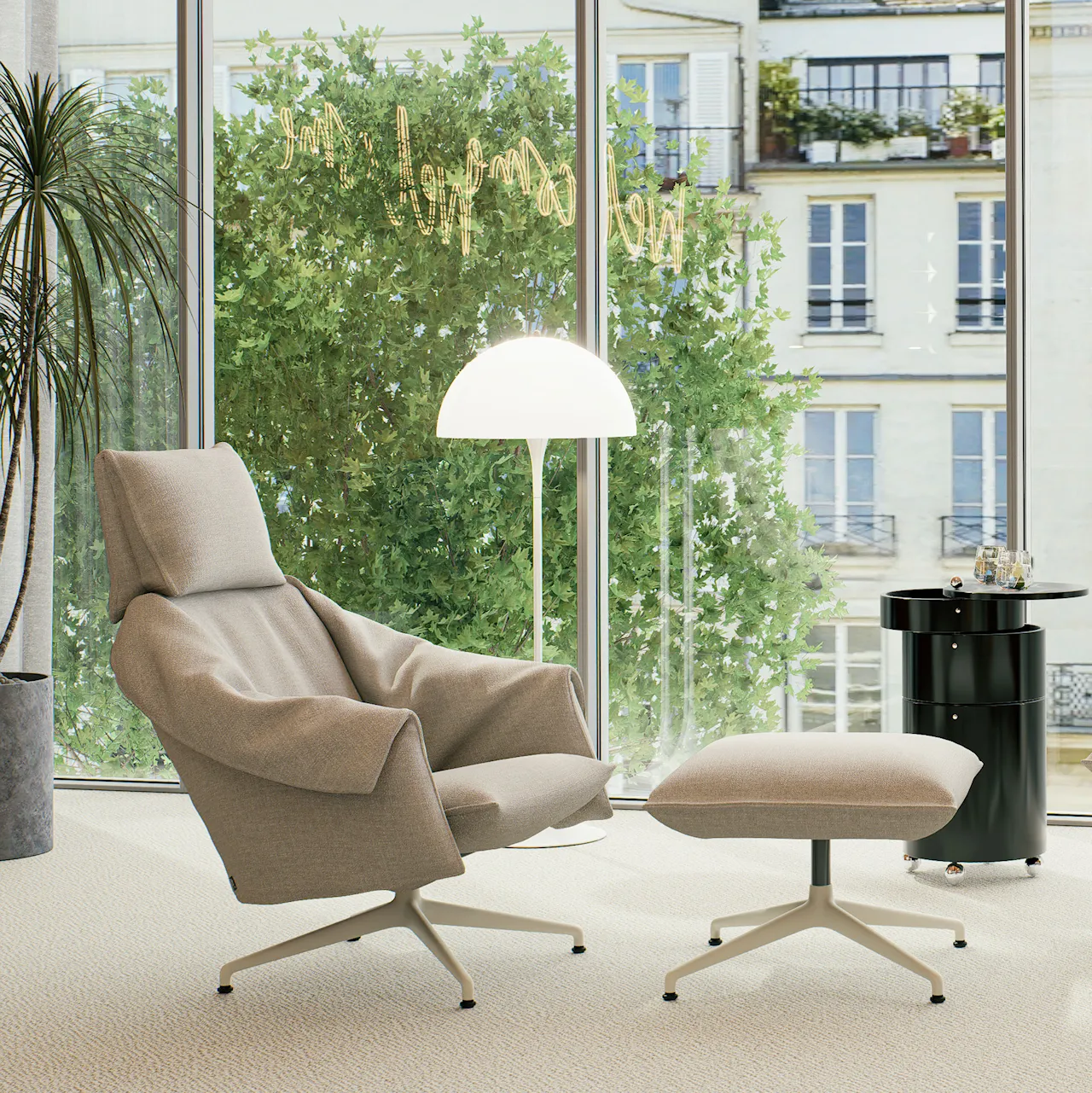 Bascule Highback loungestol