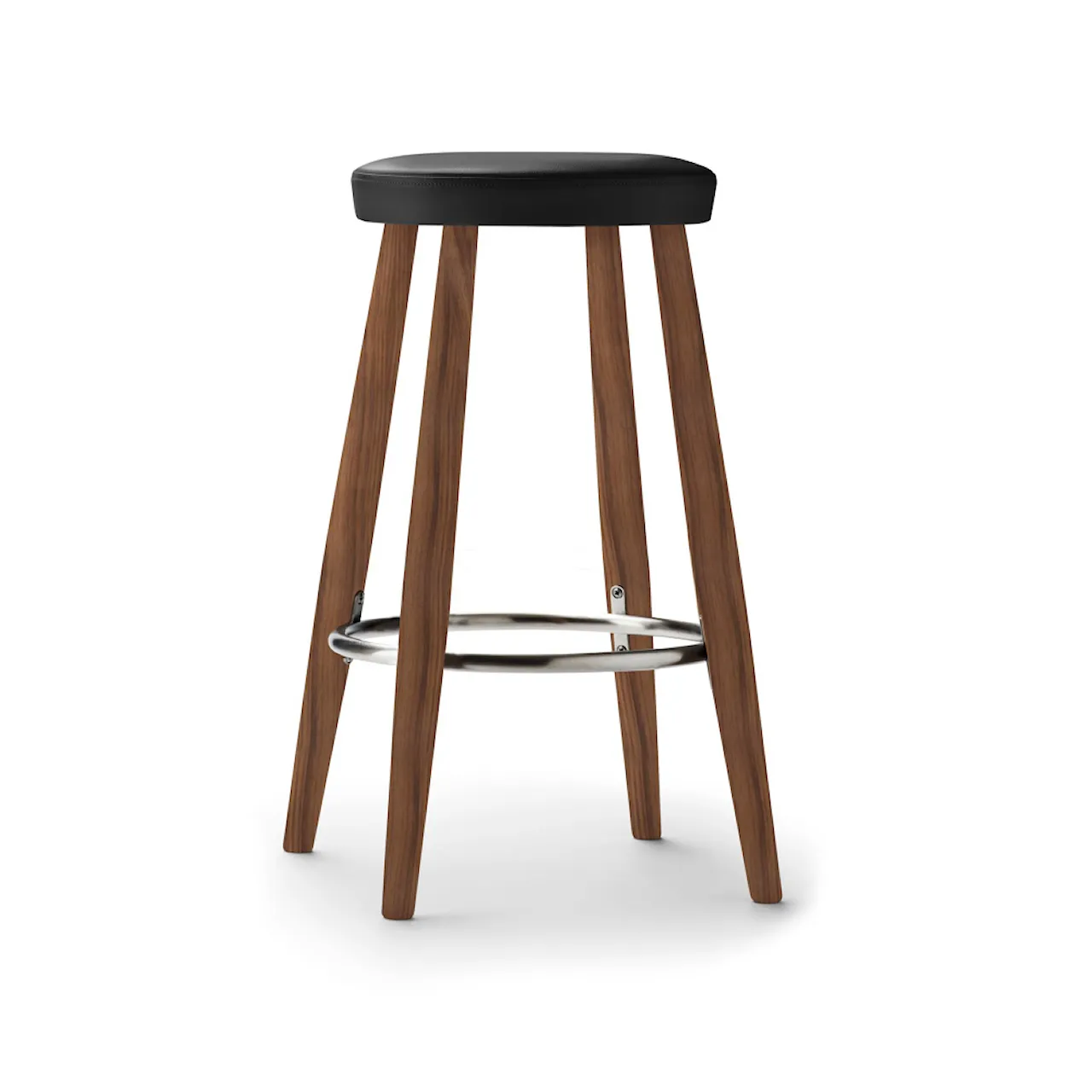 CH58 Low Stool Walnut